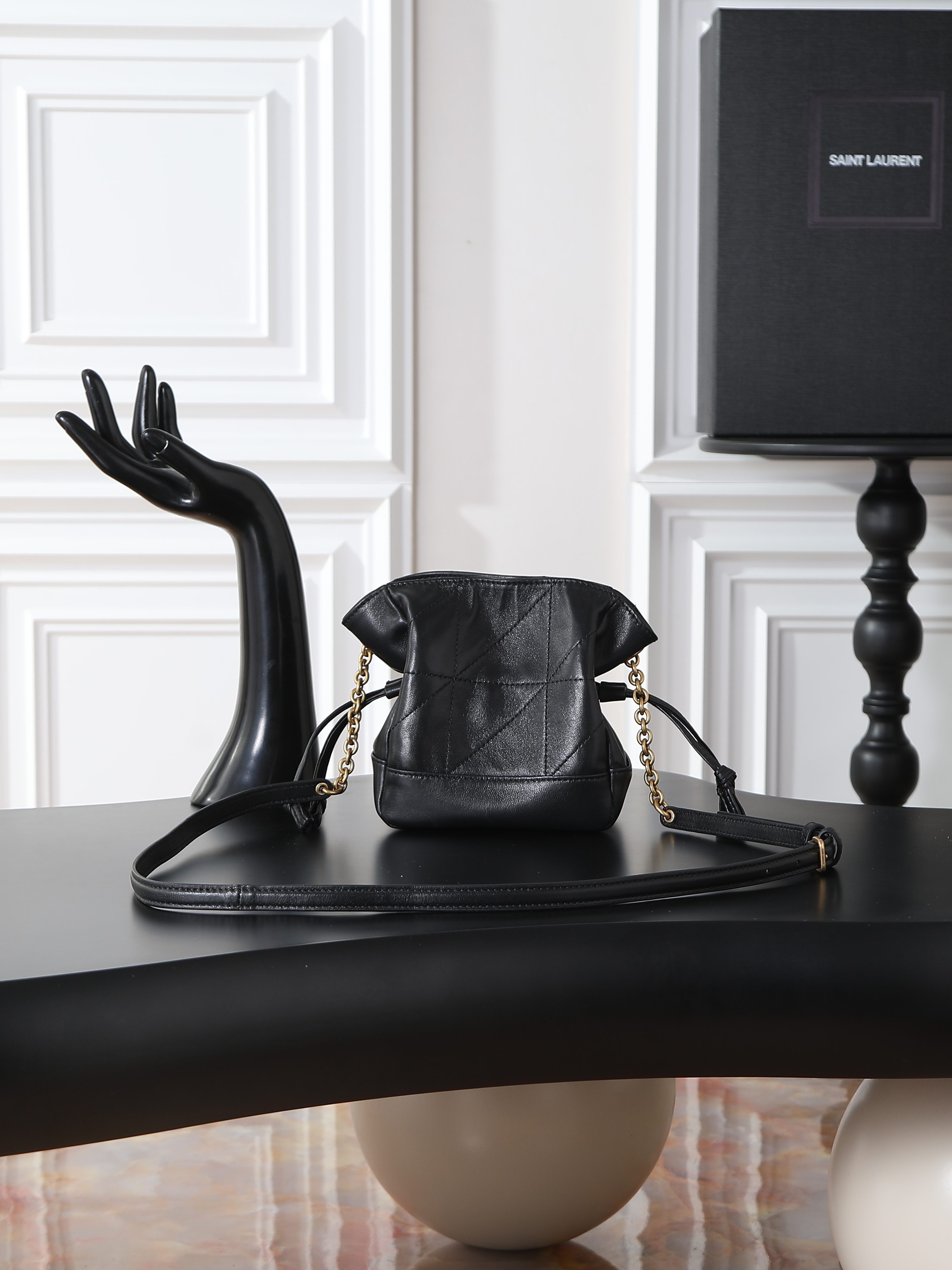 Ysl Tote Bag Sheepskin M-l-s