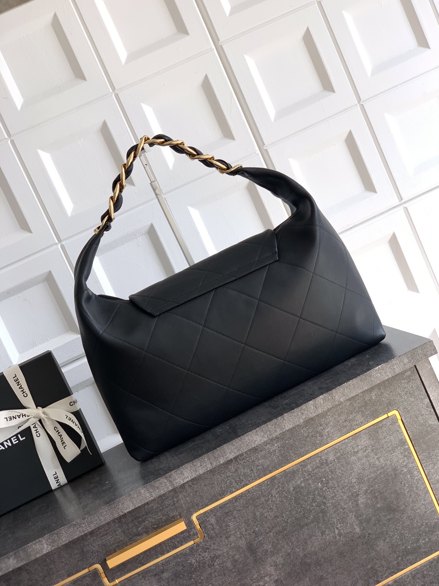 Chanel Basic Bag Cow Leather M-l