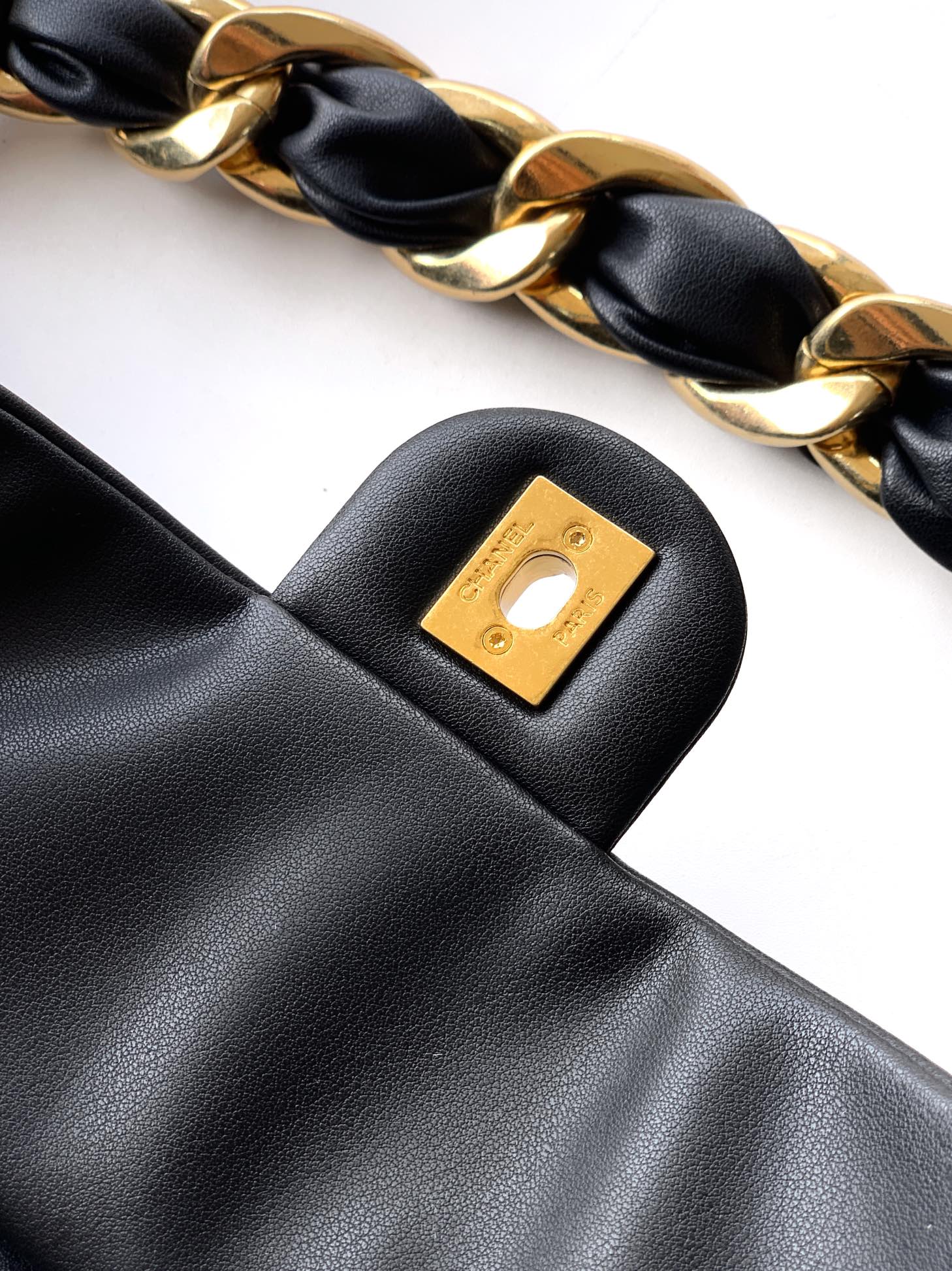 Chanel Basic Bag Cow Leather M-l