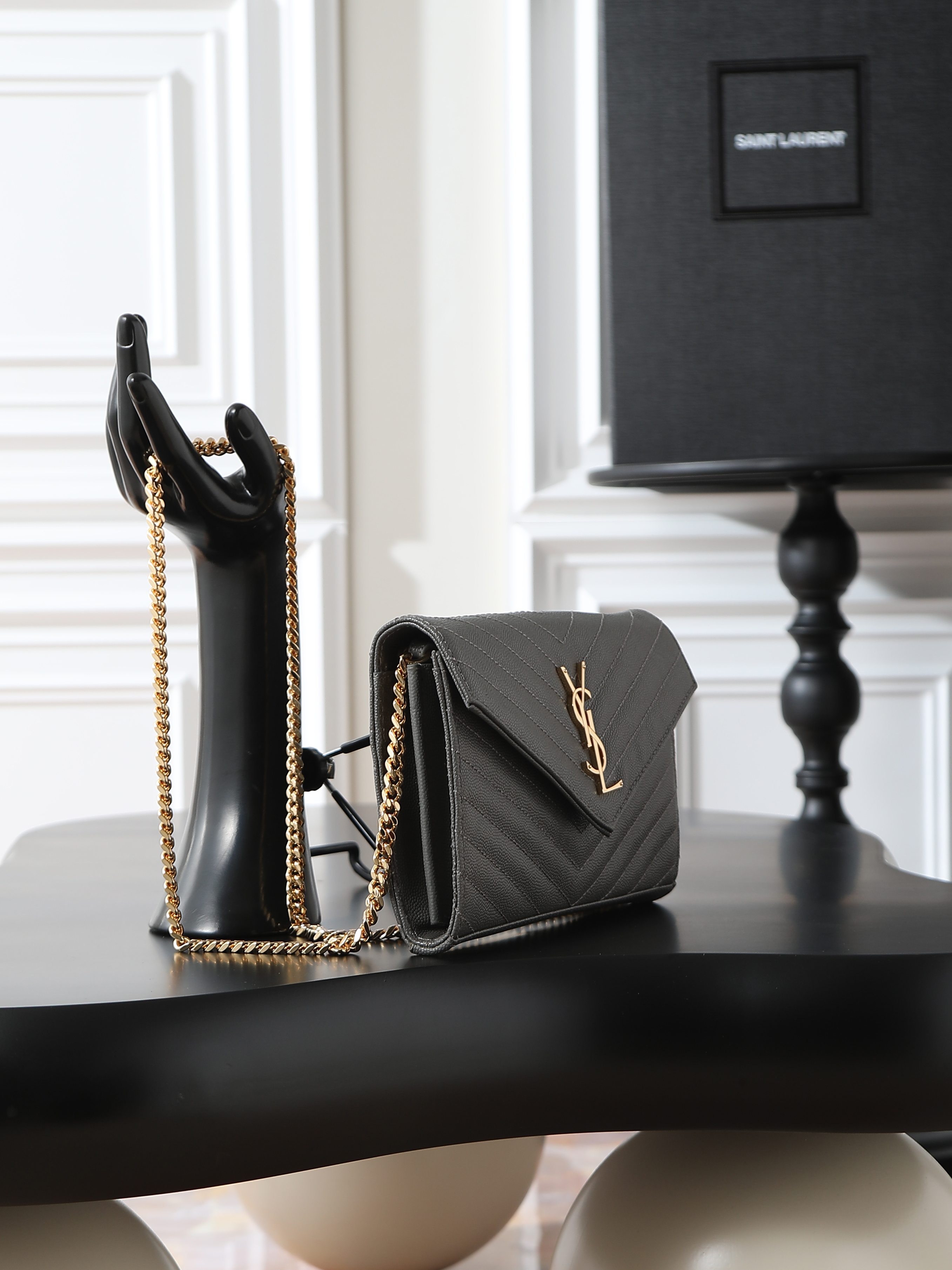 Louis Vuitton Basic Bag Cow Leather Gray Large Capacity M-l