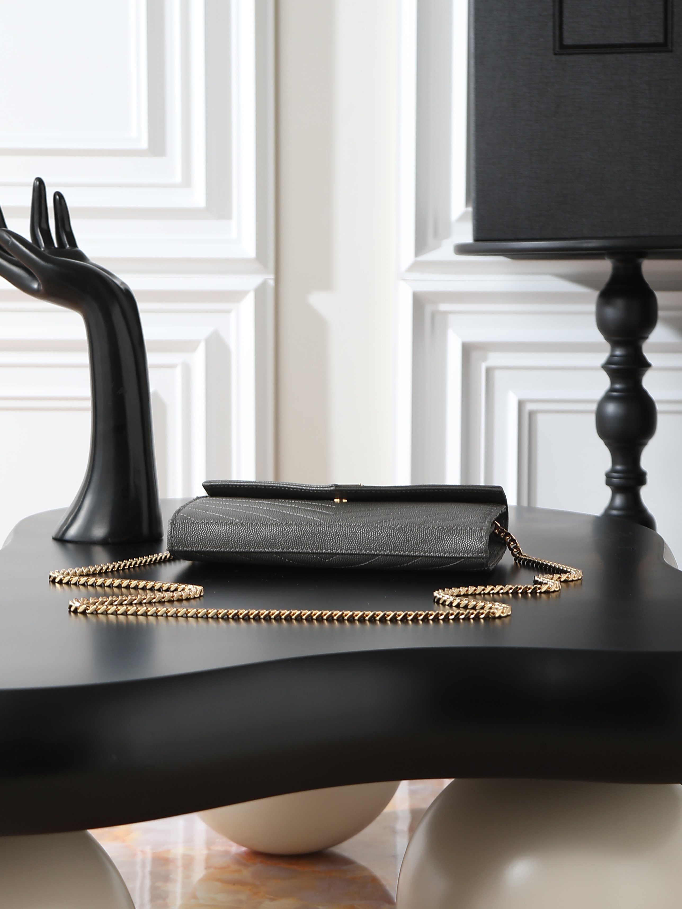 Louis Vuitton Basic Bag Cow Leather Gray Large Capacity M-l