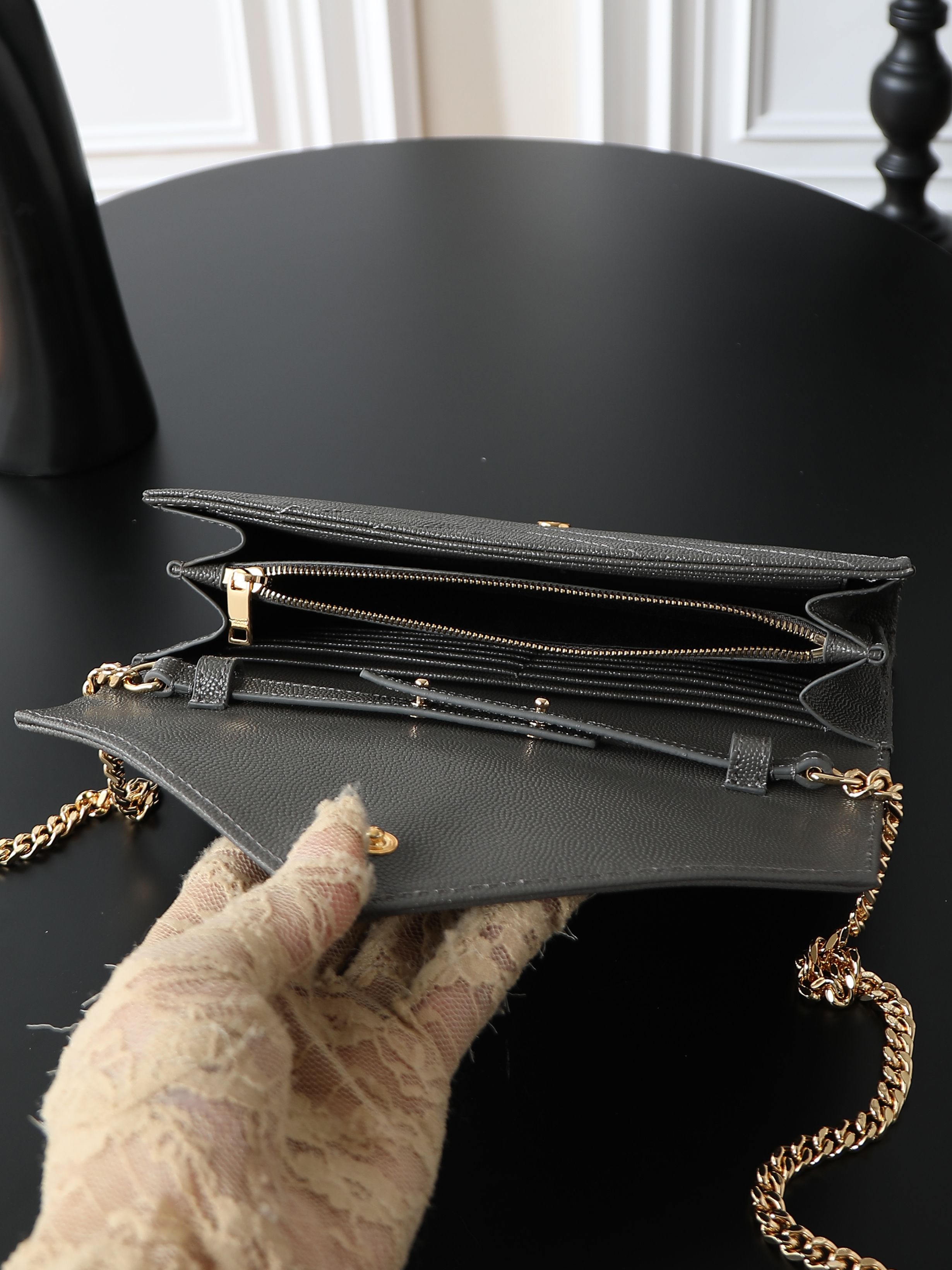 Louis Vuitton Basic Bag Cow Leather Gray Large Capacity M-l