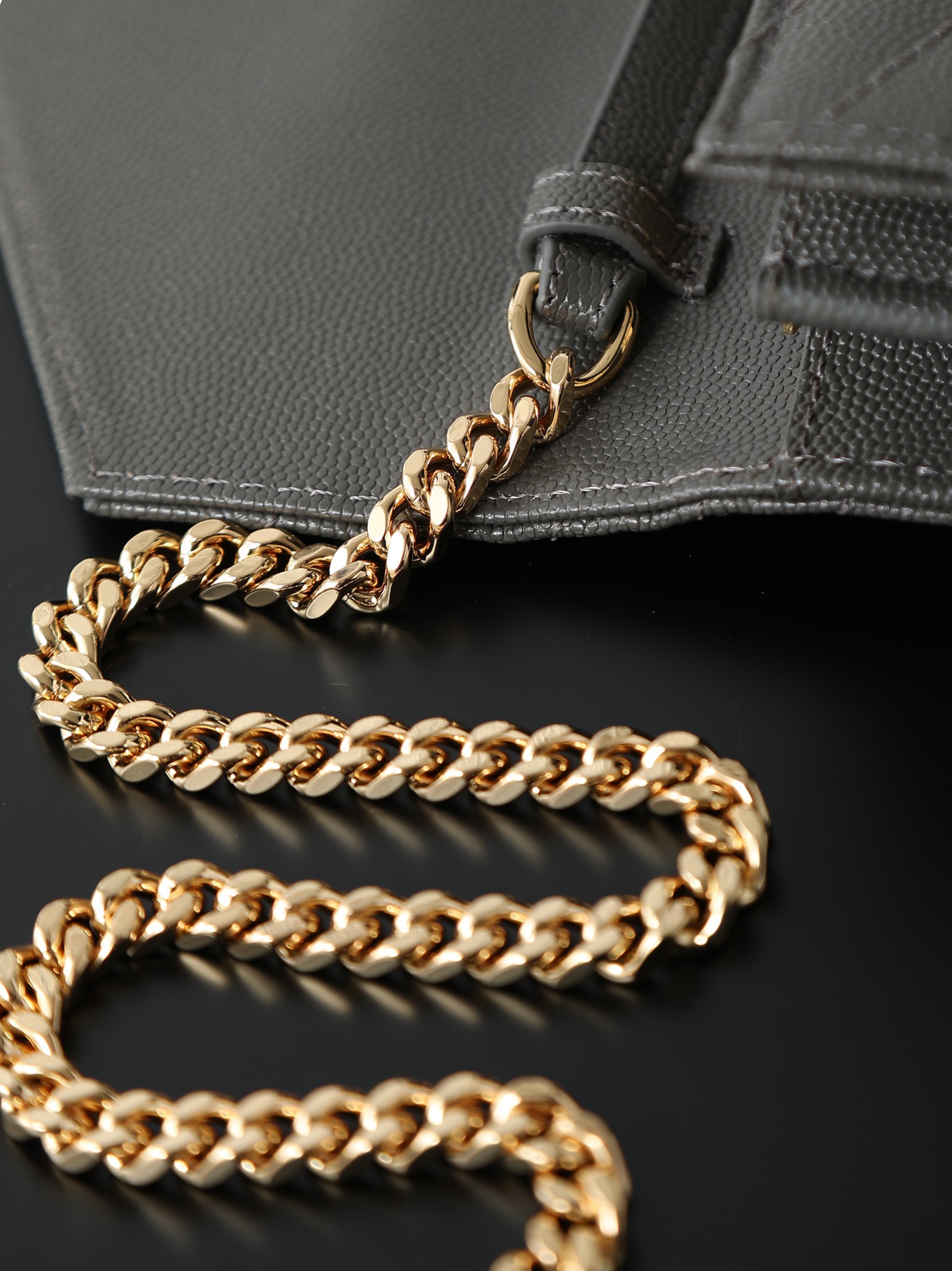 Louis Vuitton Basic Bag Cow Leather Gray Large Capacity M-l