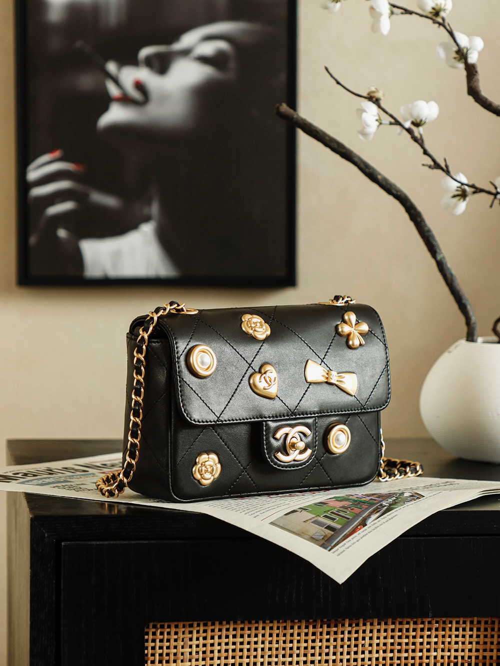 Basic Bag Black M-l