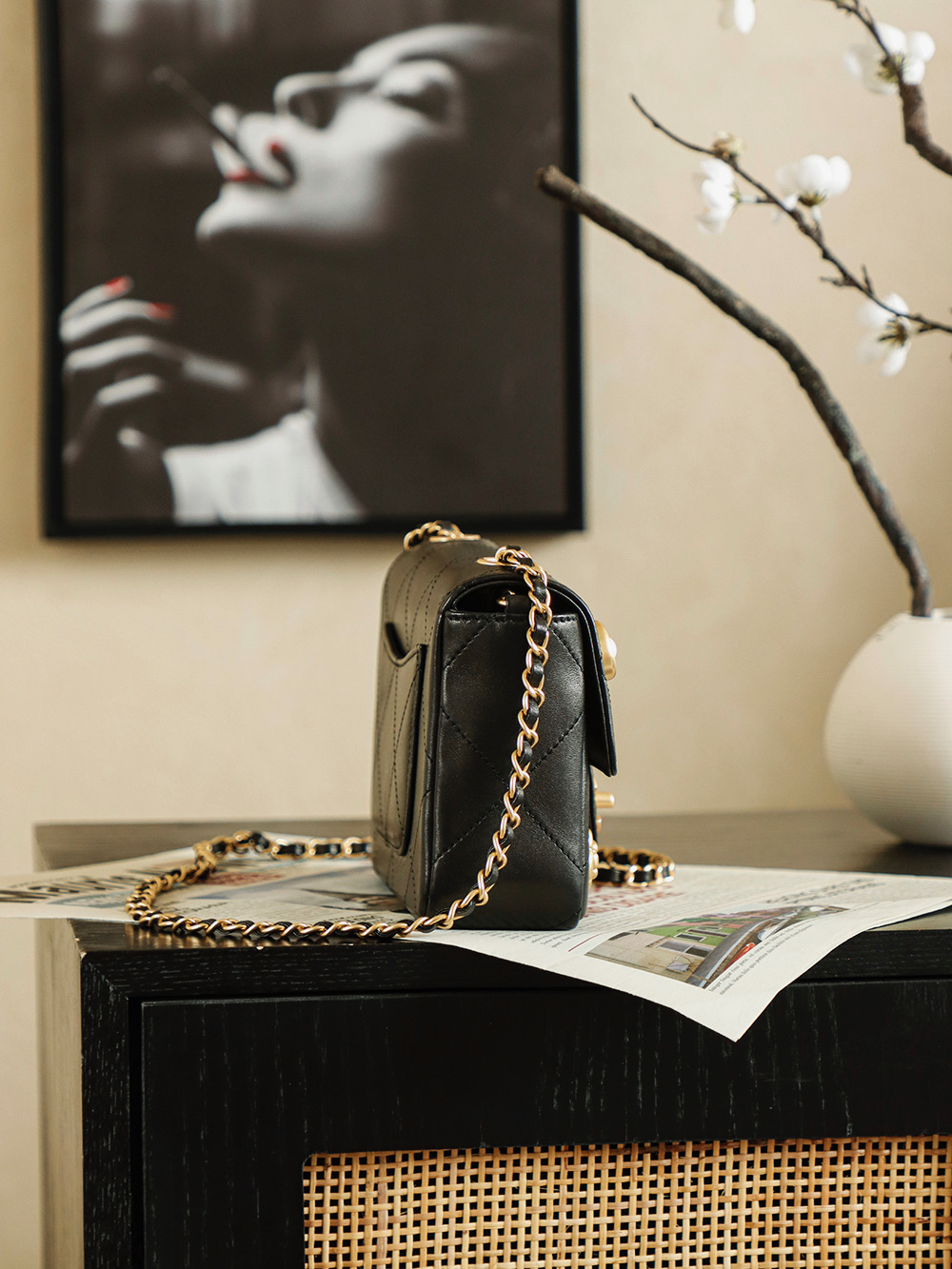 Basic Bag Black M-l