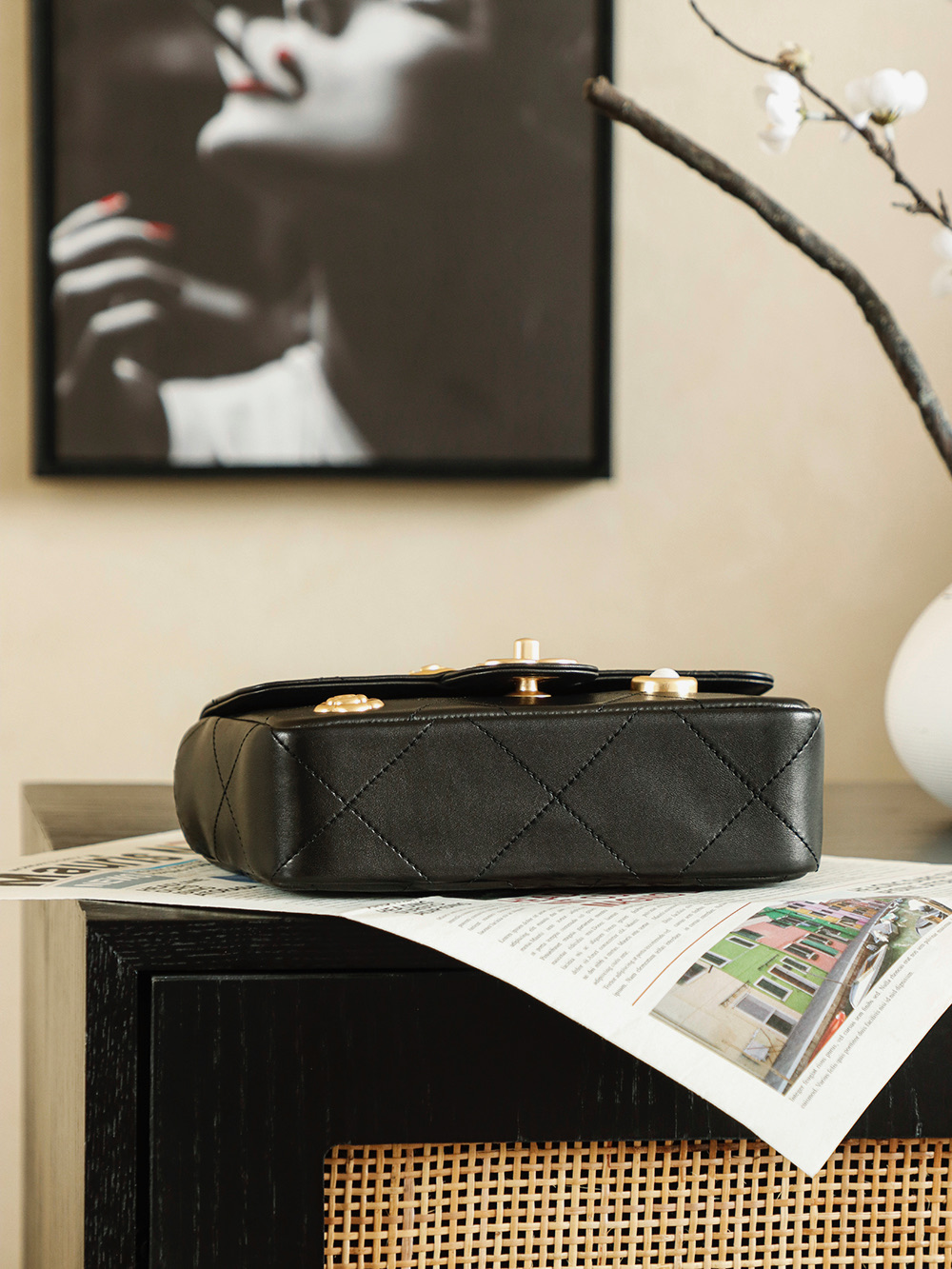 Basic Bag Black M-l
