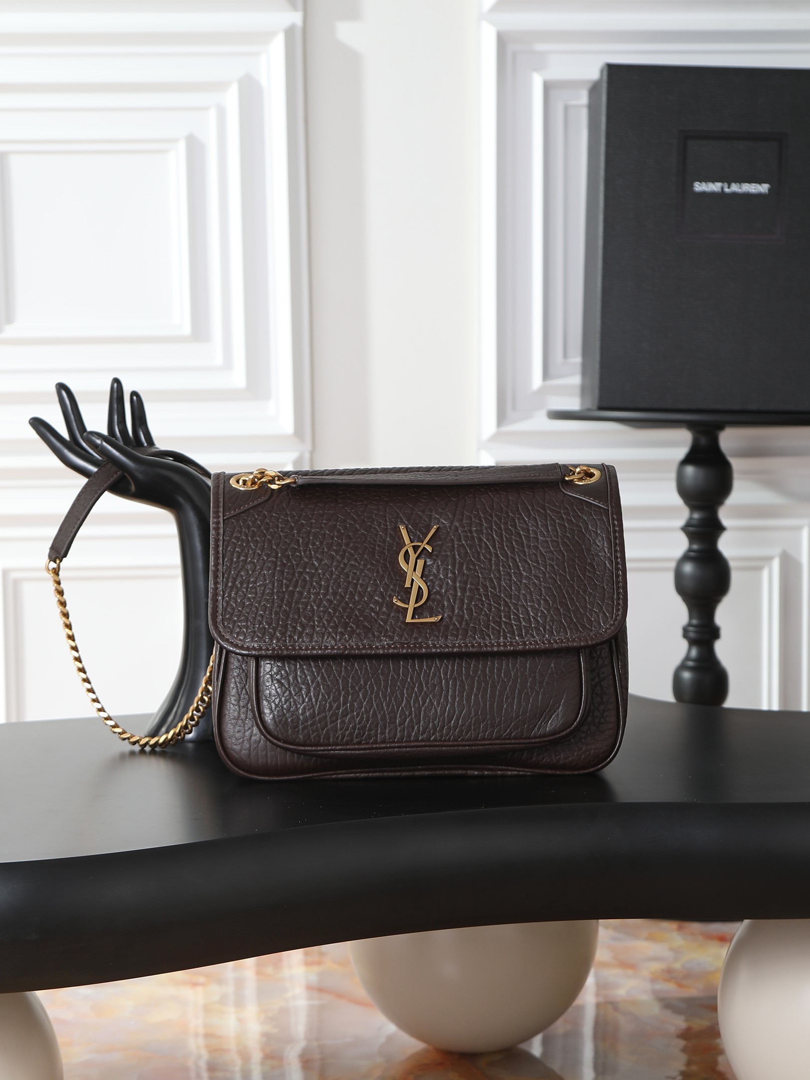 Basic Bag Sheepskin Large Capacity M-28cm