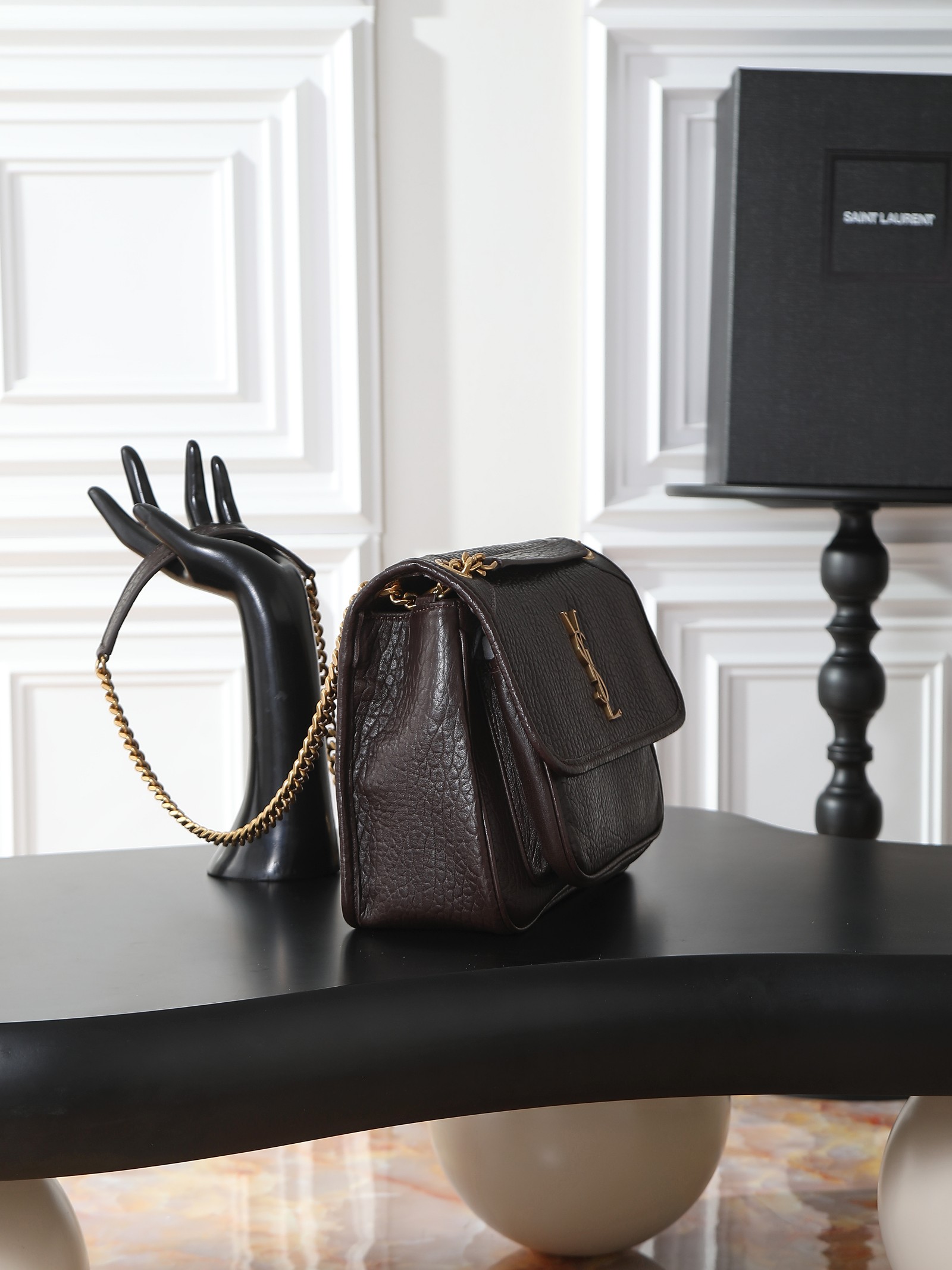 Basic Bag Sheepskin Large Capacity M-28cm