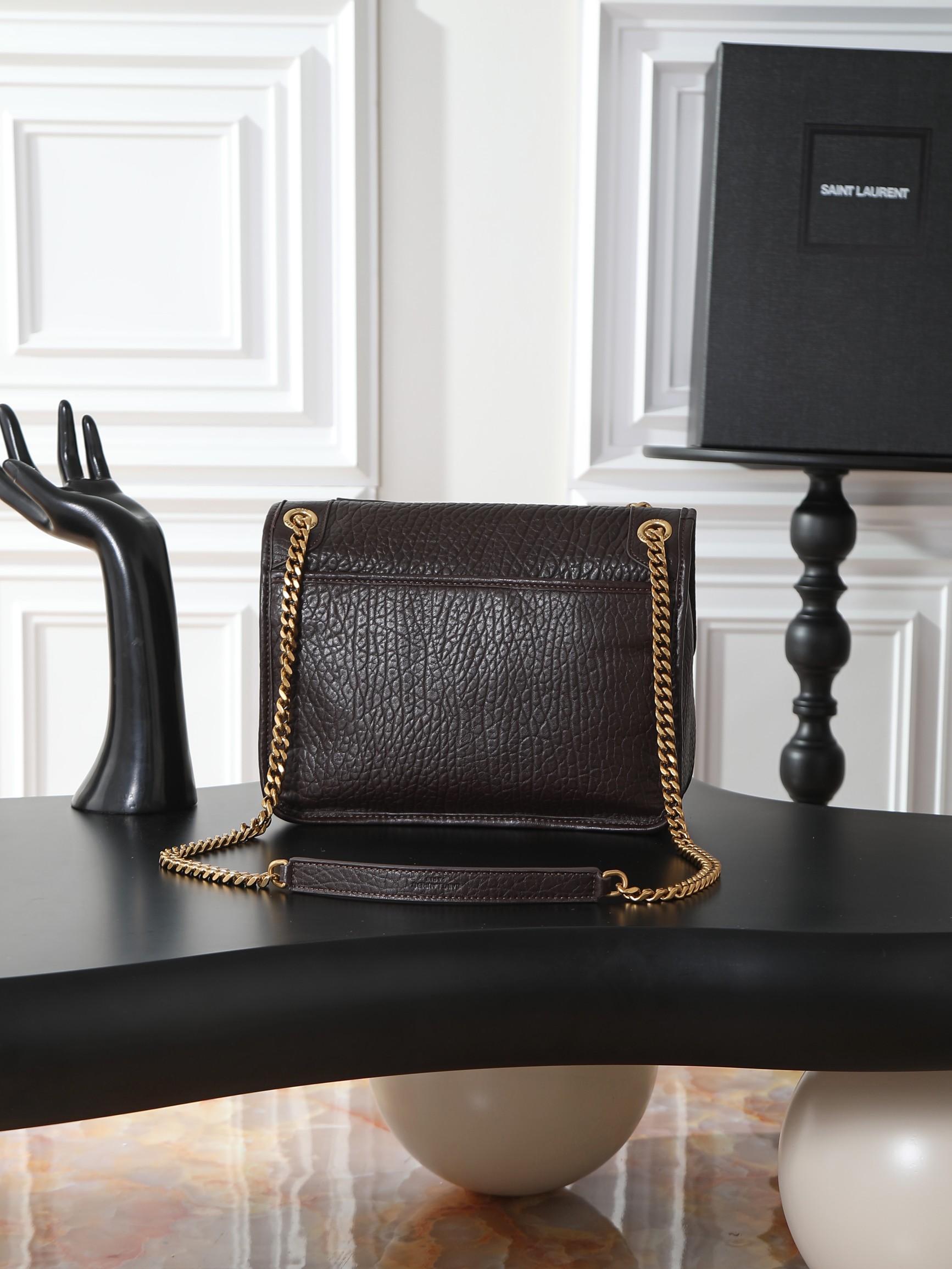 Basic Bag Sheepskin Large Capacity M-28cm