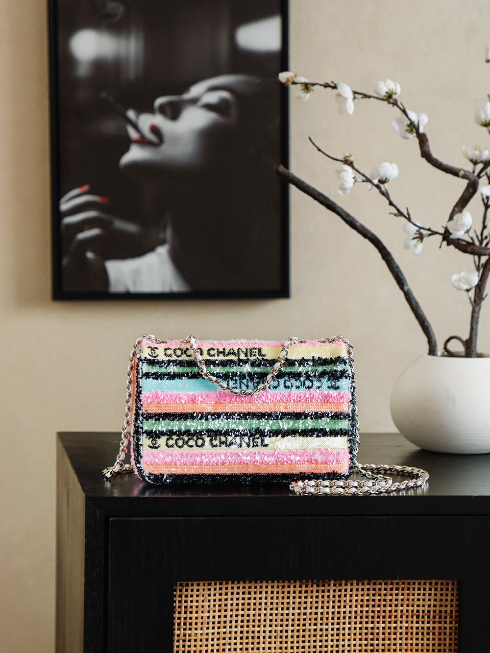 Chanel Basic Bag Sheepskin L-s