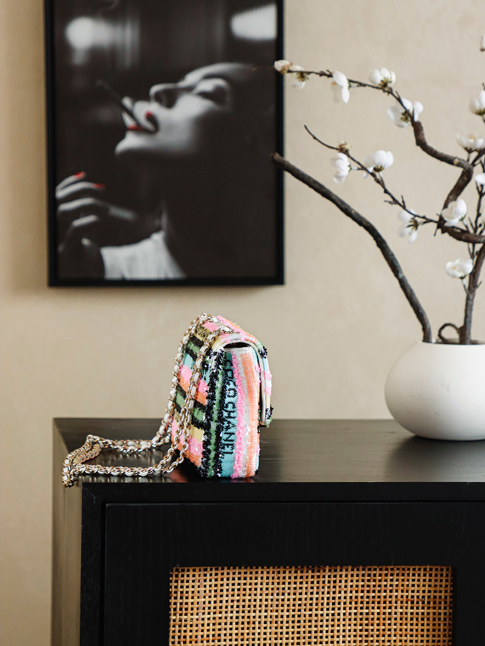 Chanel Basic Bag Sheepskin L-s