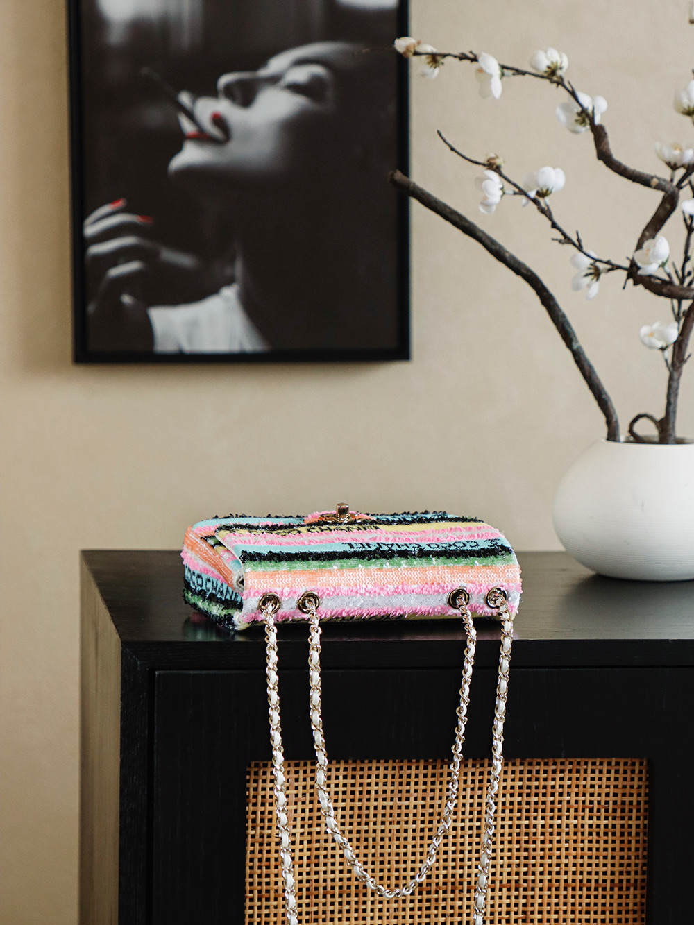 Chanel Basic Bag Sheepskin L-s