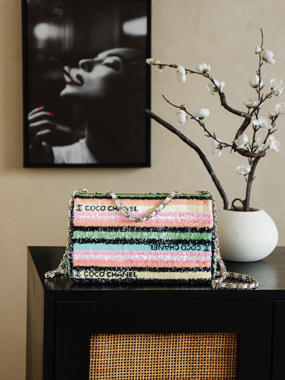 Chanel Basic Bag Sheepskin L-s