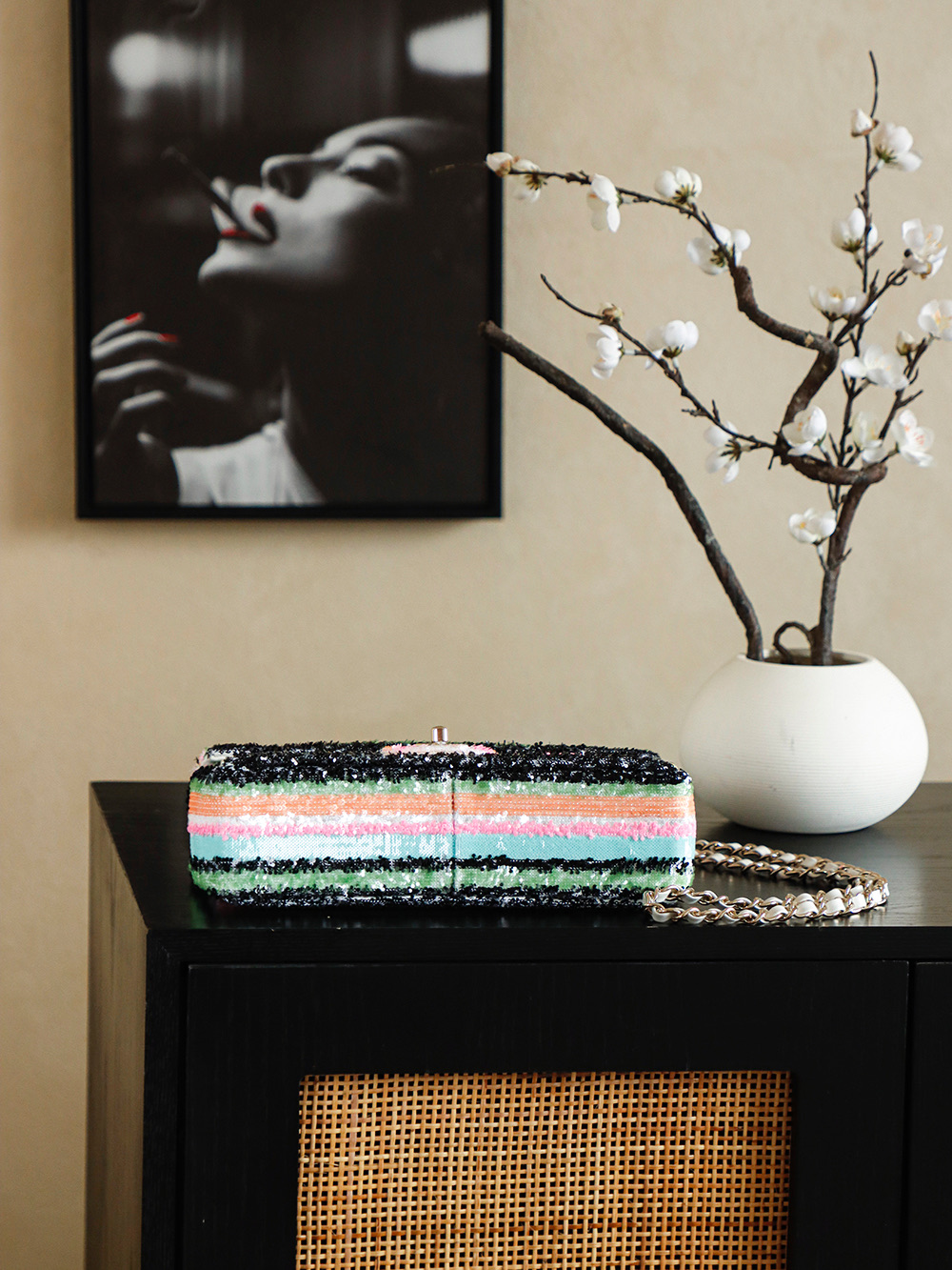 Chanel Basic Bag Sheepskin L-s