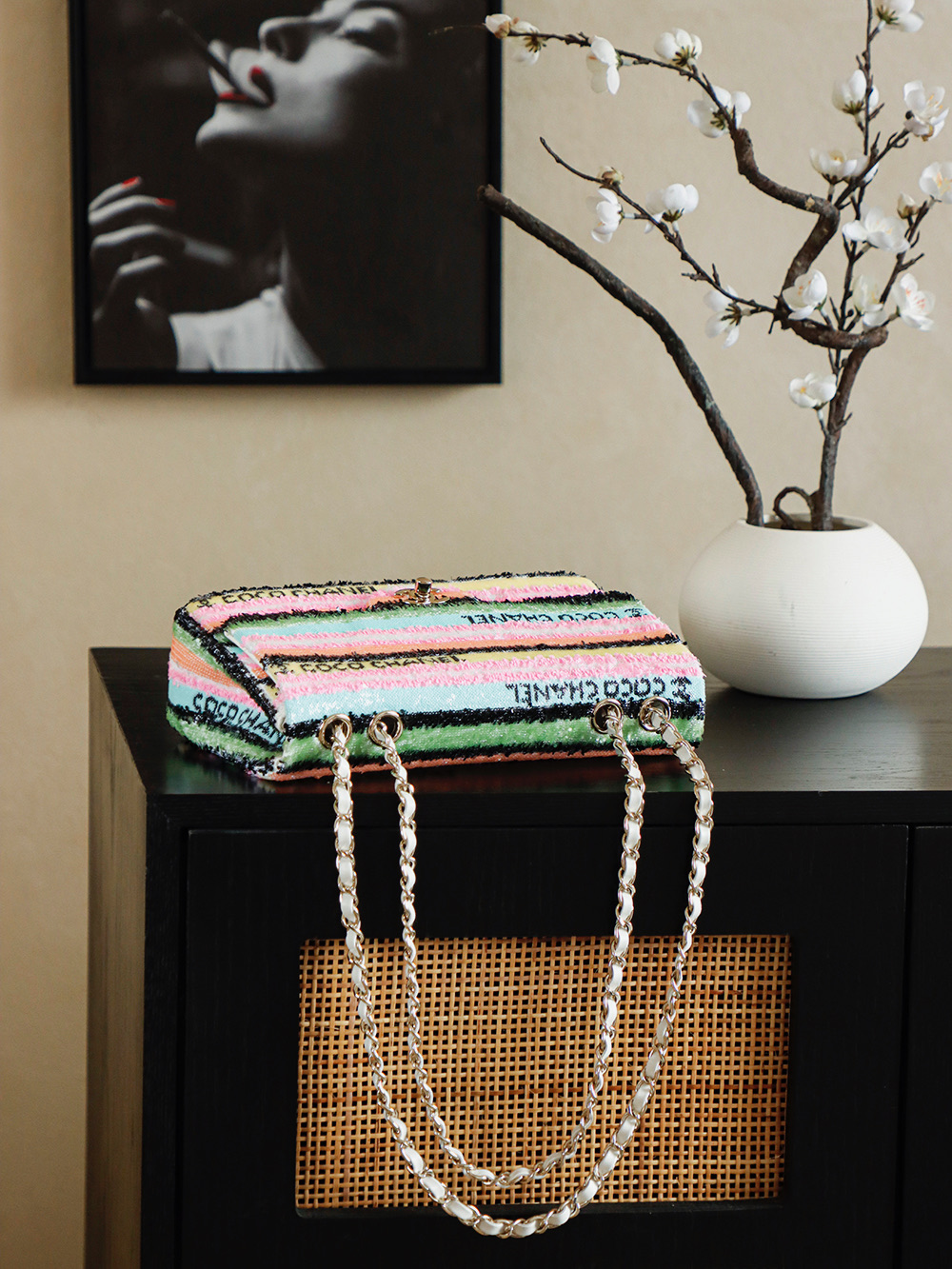 Chanel Basic Bag Sheepskin L-s