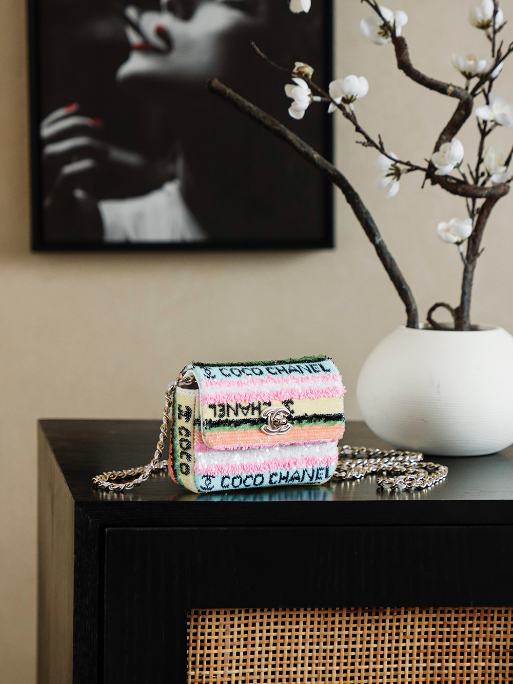 Chanel Basic Bag Sheepskin M-l-s