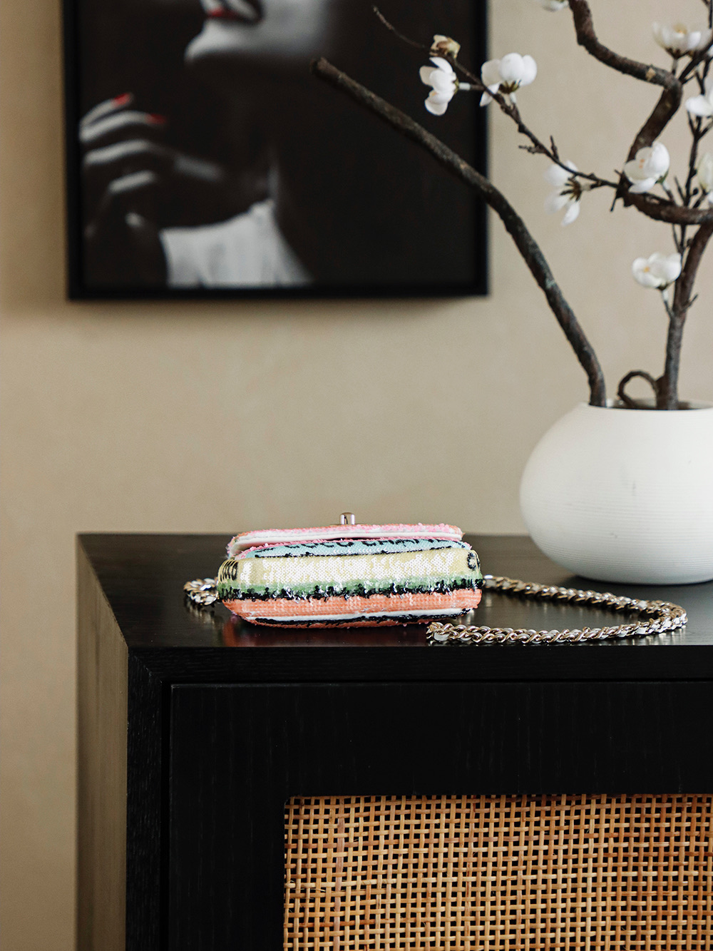 Chanel Basic Bag Sheepskin M-l-s