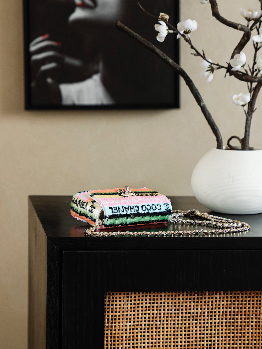 Chanel Basic Bag Sheepskin M-l-s