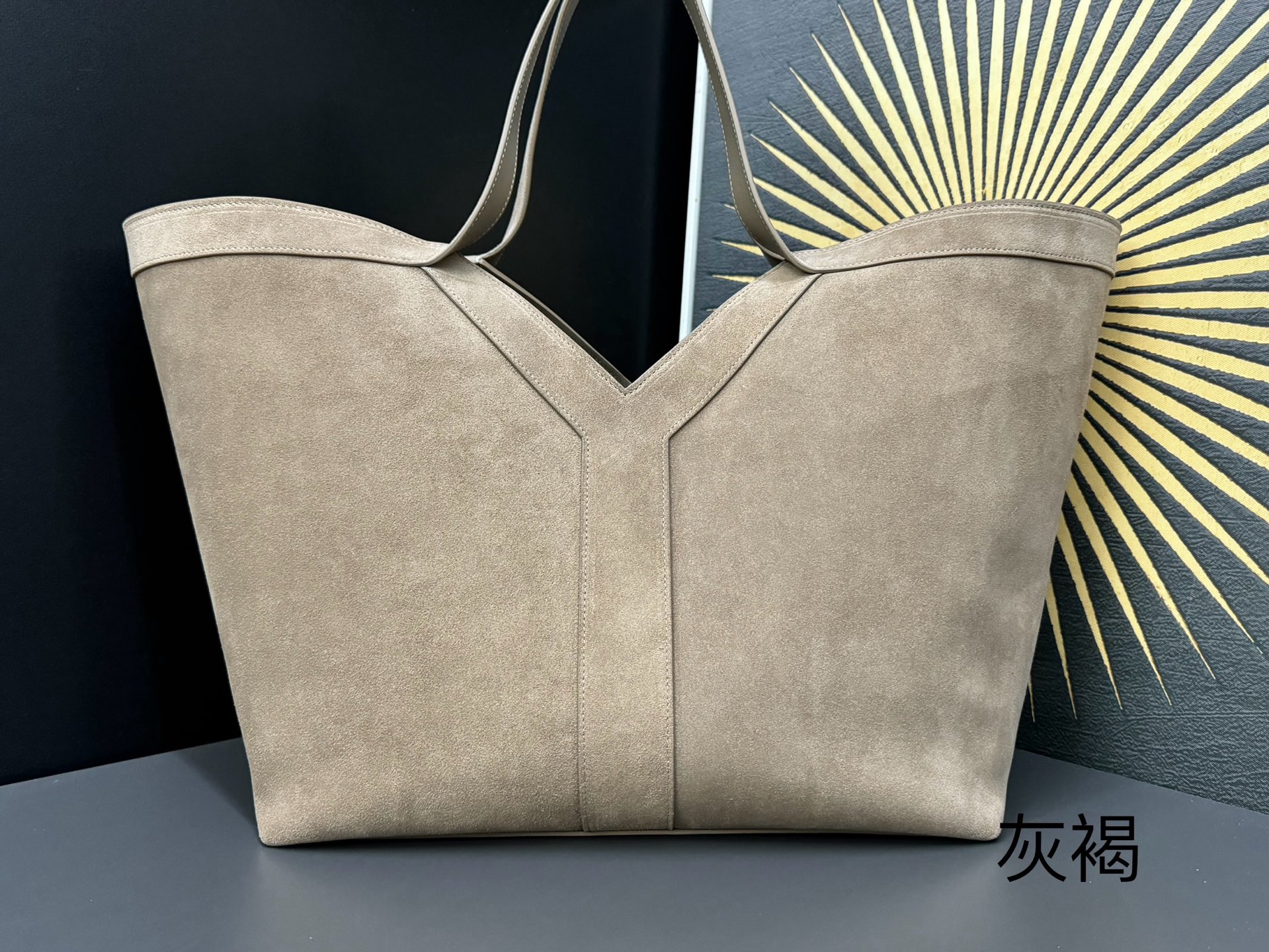Tote Bag Cow Leather Large Capacity 16cm-s