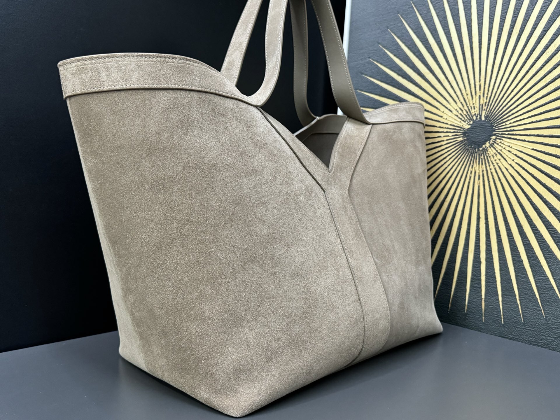 Tote Bag Cow Leather Large Capacity 16cm-s