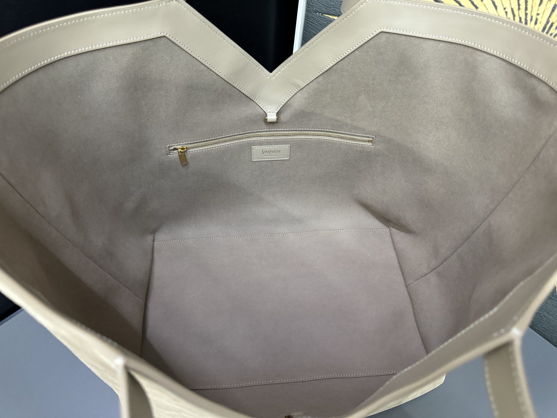 Tote Bag Cow Leather Large Capacity 16cm-s