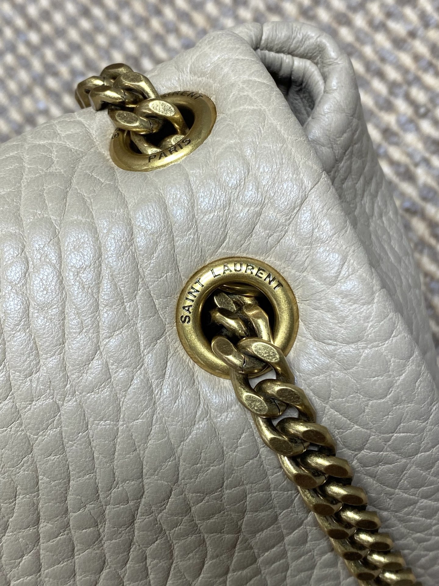 Ysl Basic Bag Sheepskin Large Capacity 10cm-l-s