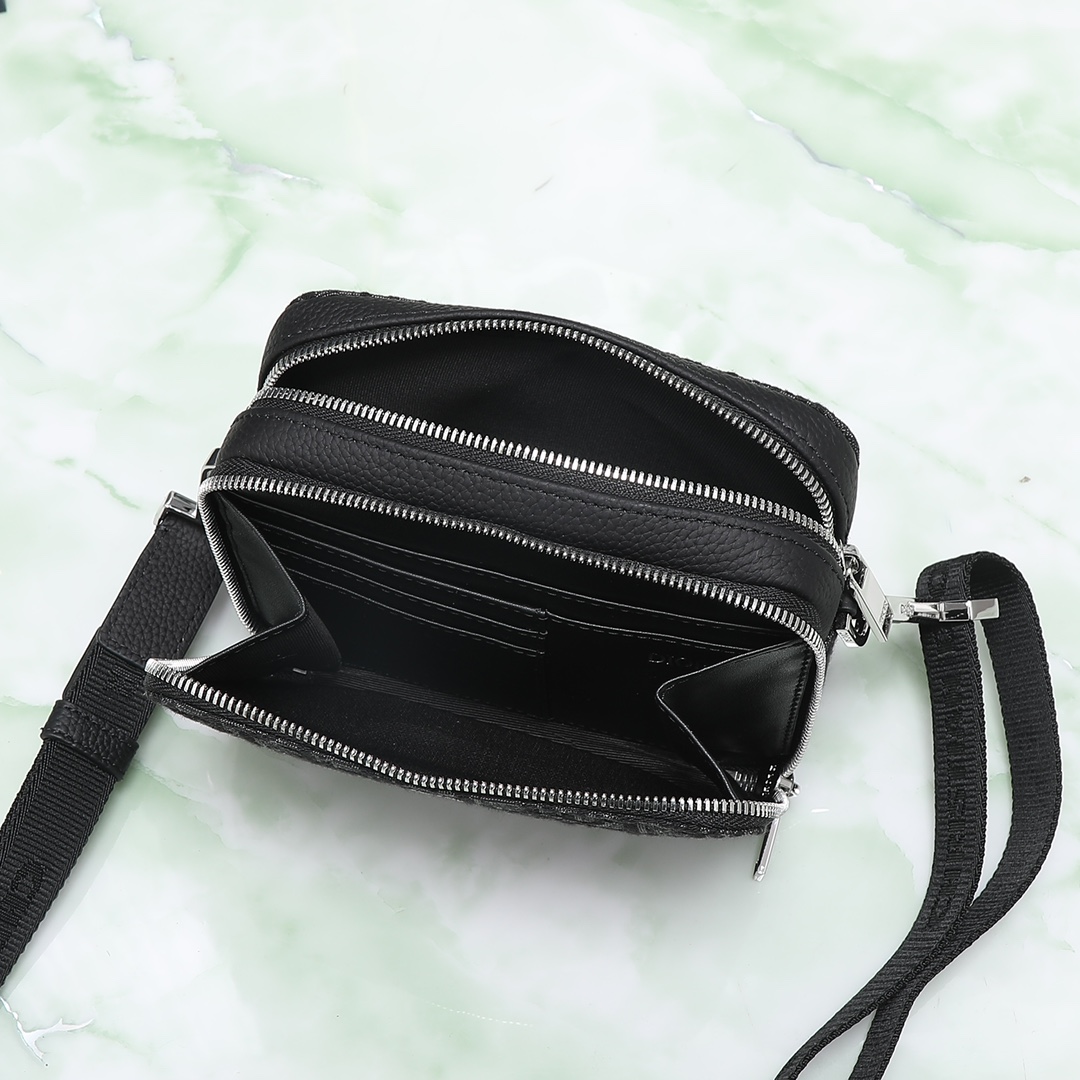 Dior Male Crossbody Bag Black L-s