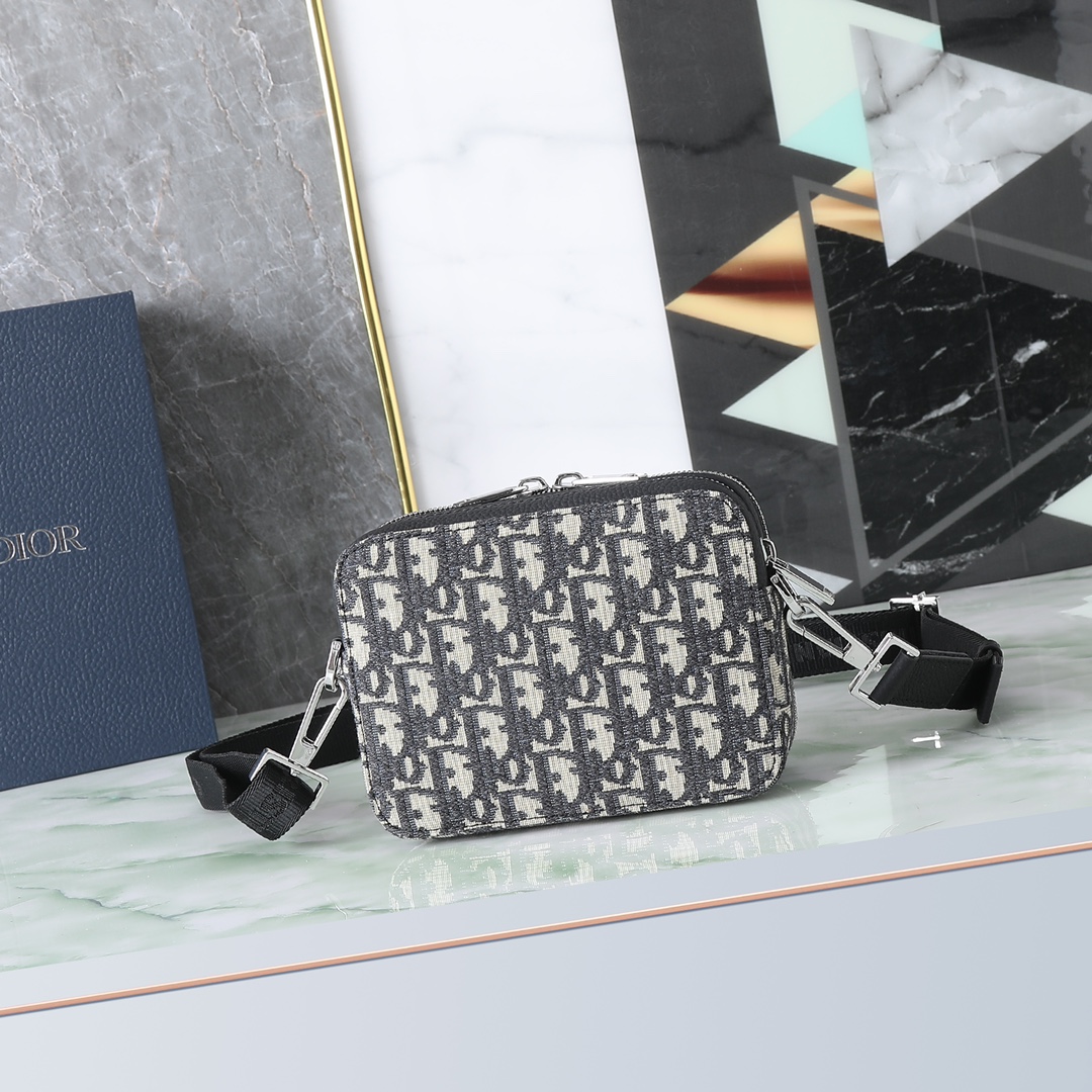 Dior Male Crossbody Bag Black L-s