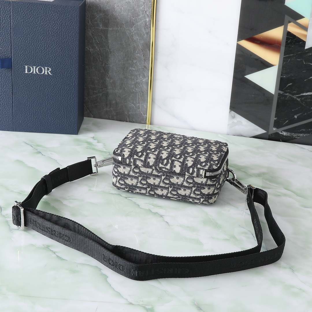 Dior Male Crossbody Bag Black L-s