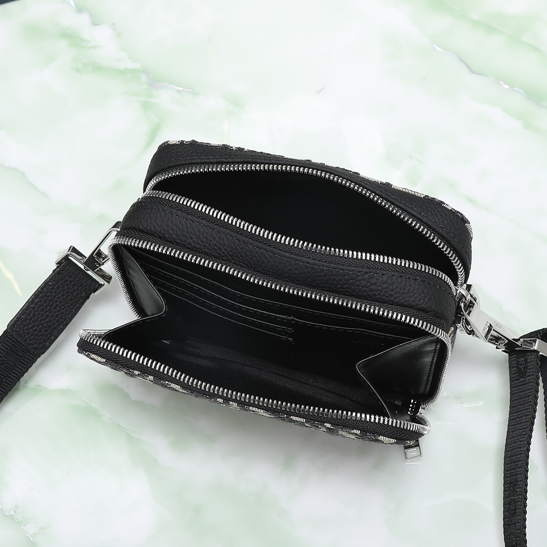 Dior Male Crossbody Bag Black L-s