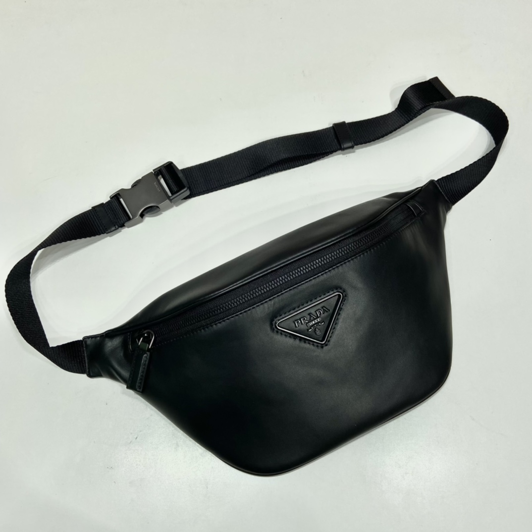Prada Basic Bag Cow Leather 13cm-l
