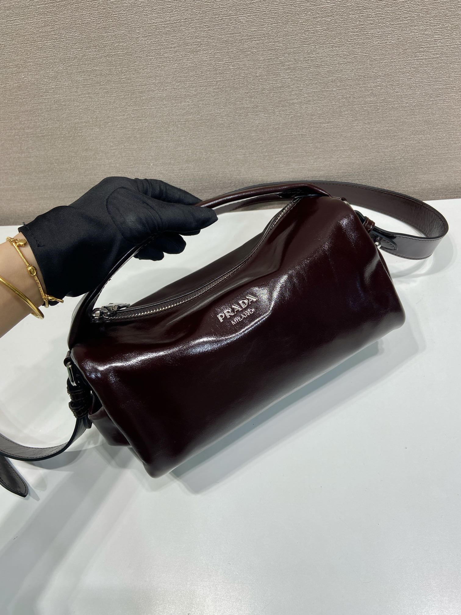 Prada Basic Bag Cow Leather 11cm