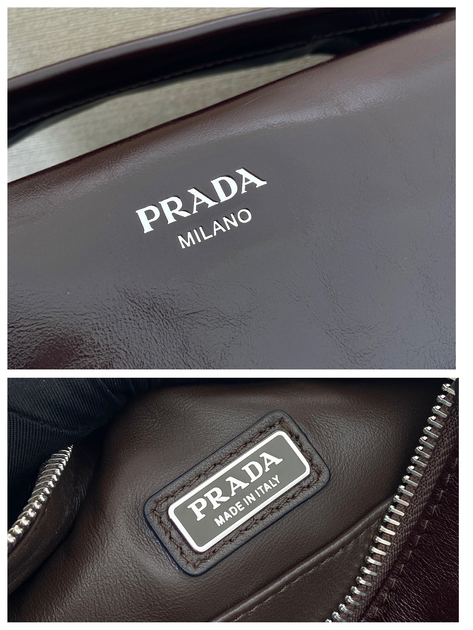 Prada Basic Bag Cow Leather 11cm