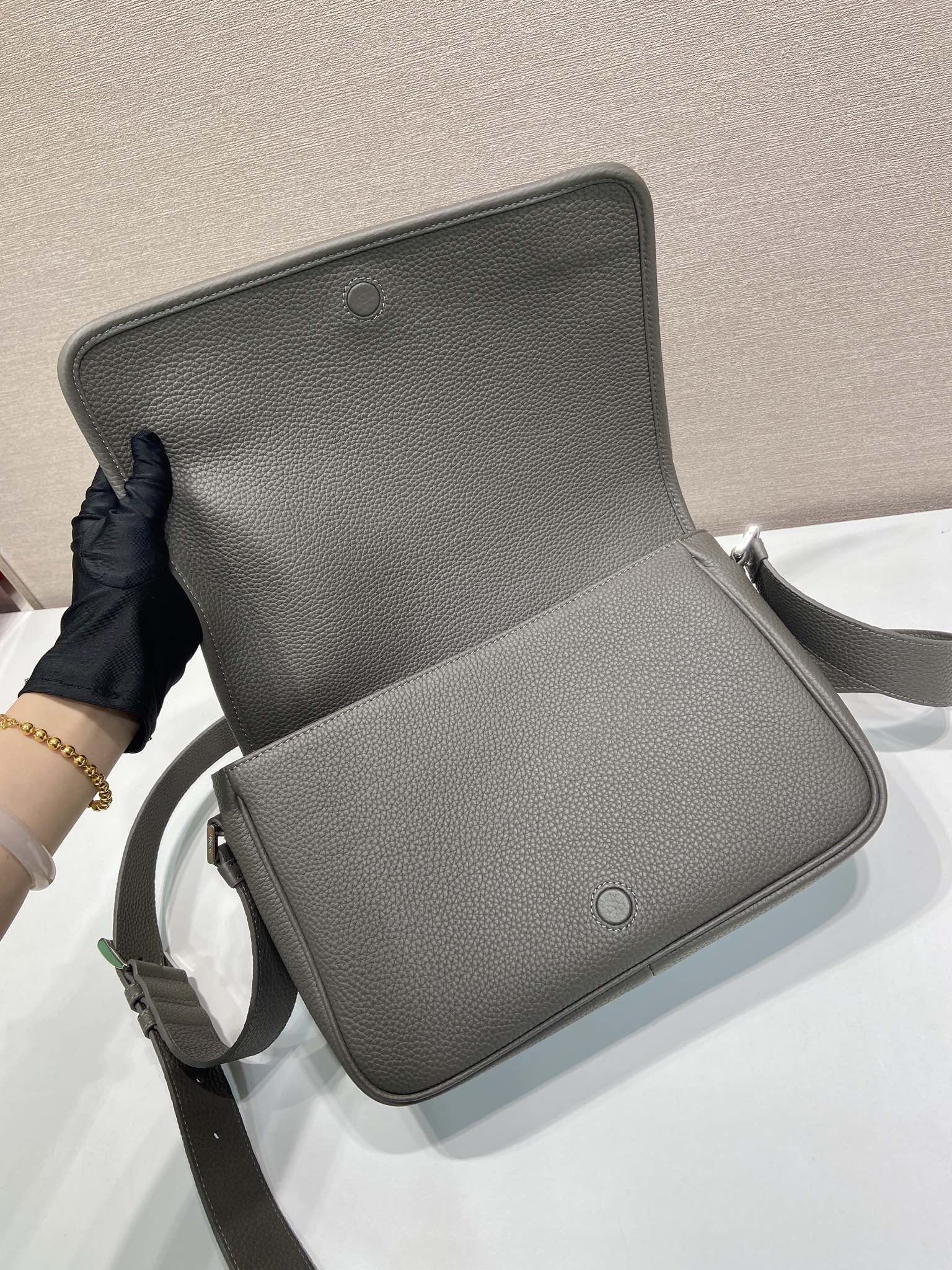 Prada Shoulder Bag Cow Leather M