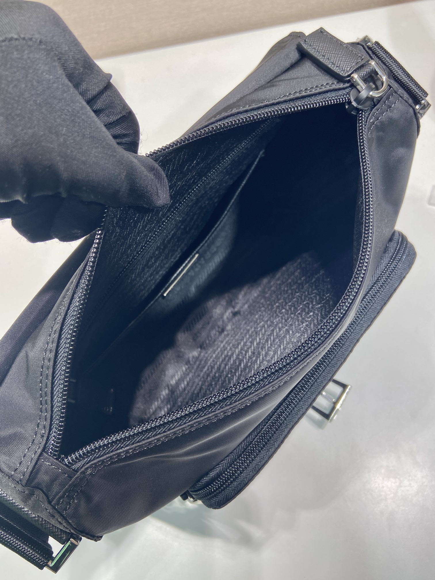 Prada Couple Basic Bag Nylon 10cm-s