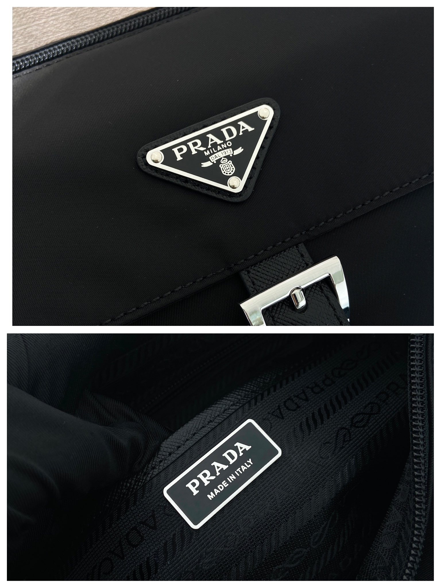 Prada Couple Basic Bag Nylon 10cm-s