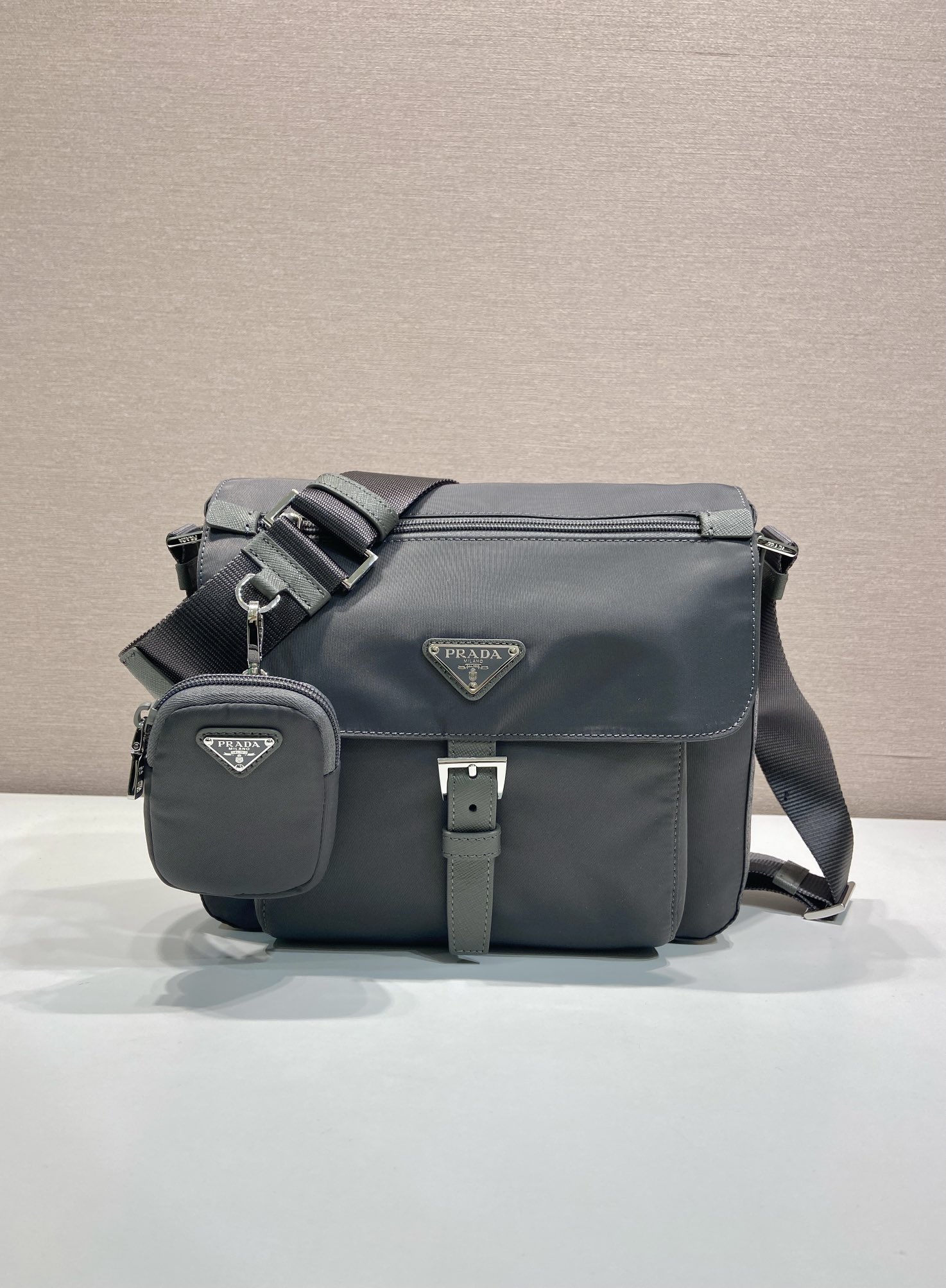 Prada Couple Basic Bag Nylon 10cm-s