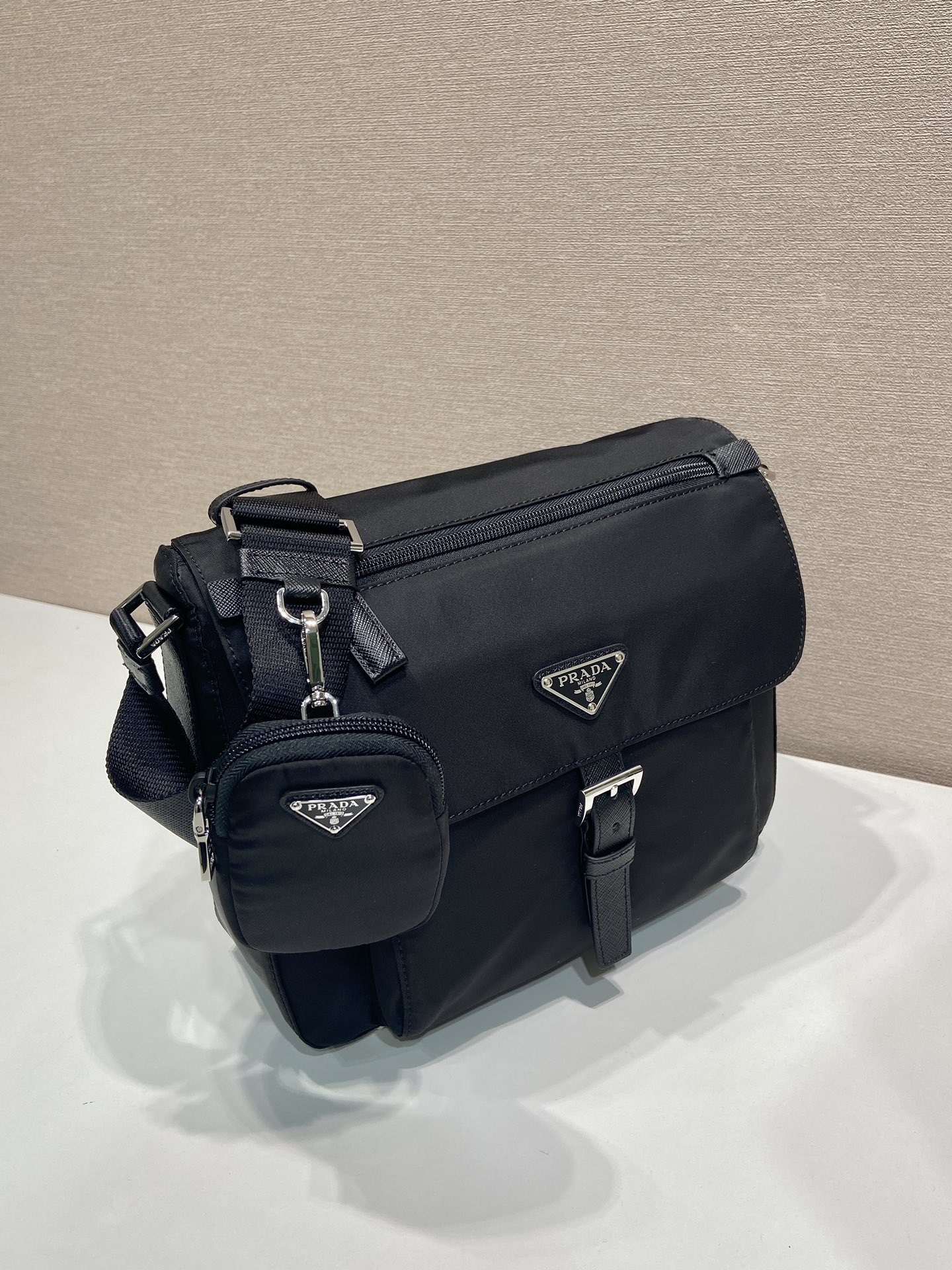 Prada Couple Basic Bag Nylon 10cm-s