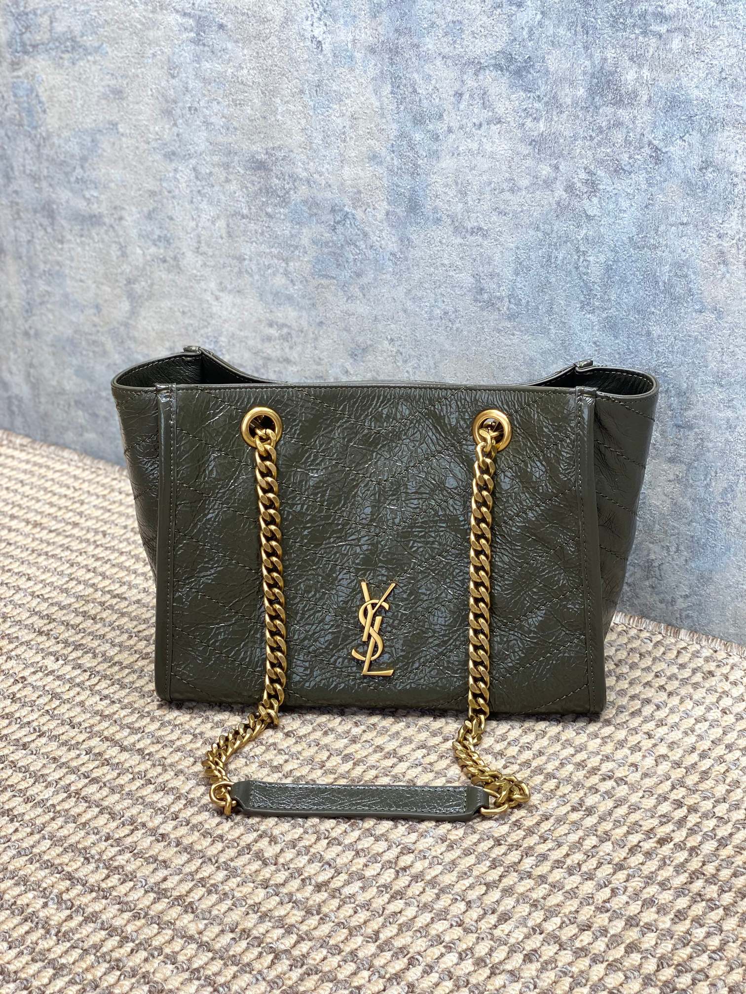 Ysl Tote Bag Cow Leather 10cm-l-s