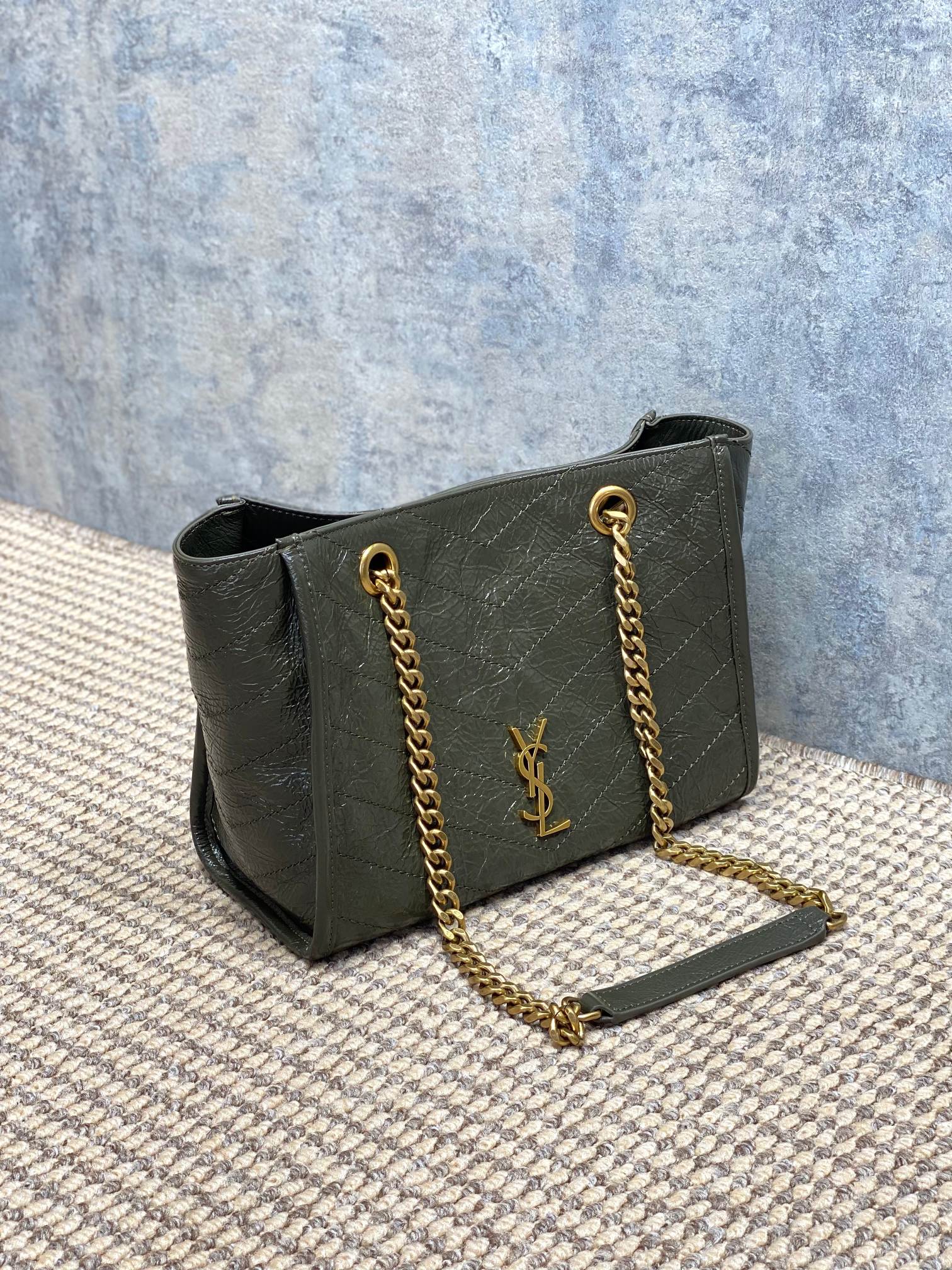 Ysl Tote Bag Cow Leather 10cm-l-s