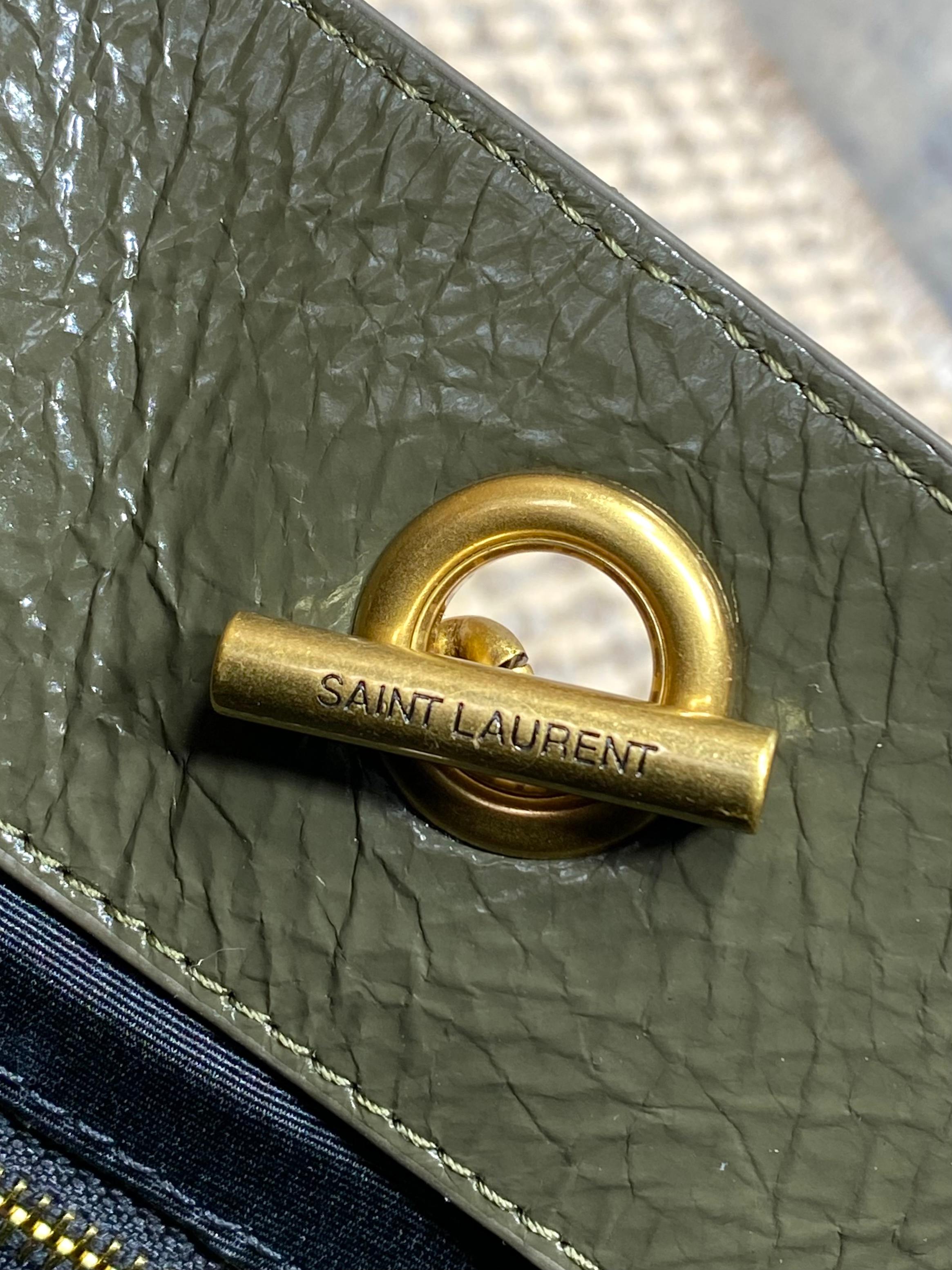 Ysl Tote Bag Cow Leather 10cm-l-s