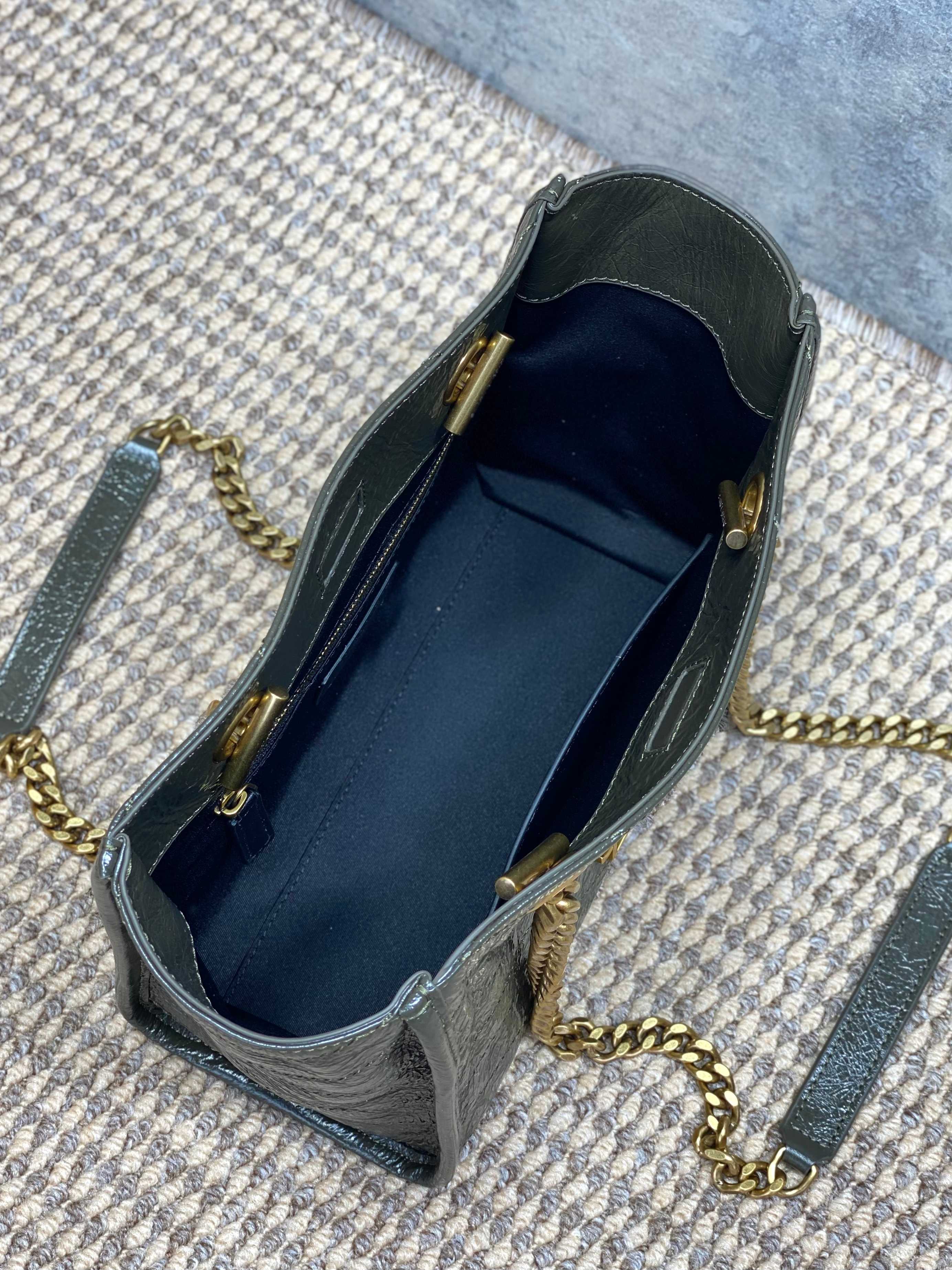 Ysl Tote Bag Cow Leather 10cm-l-s