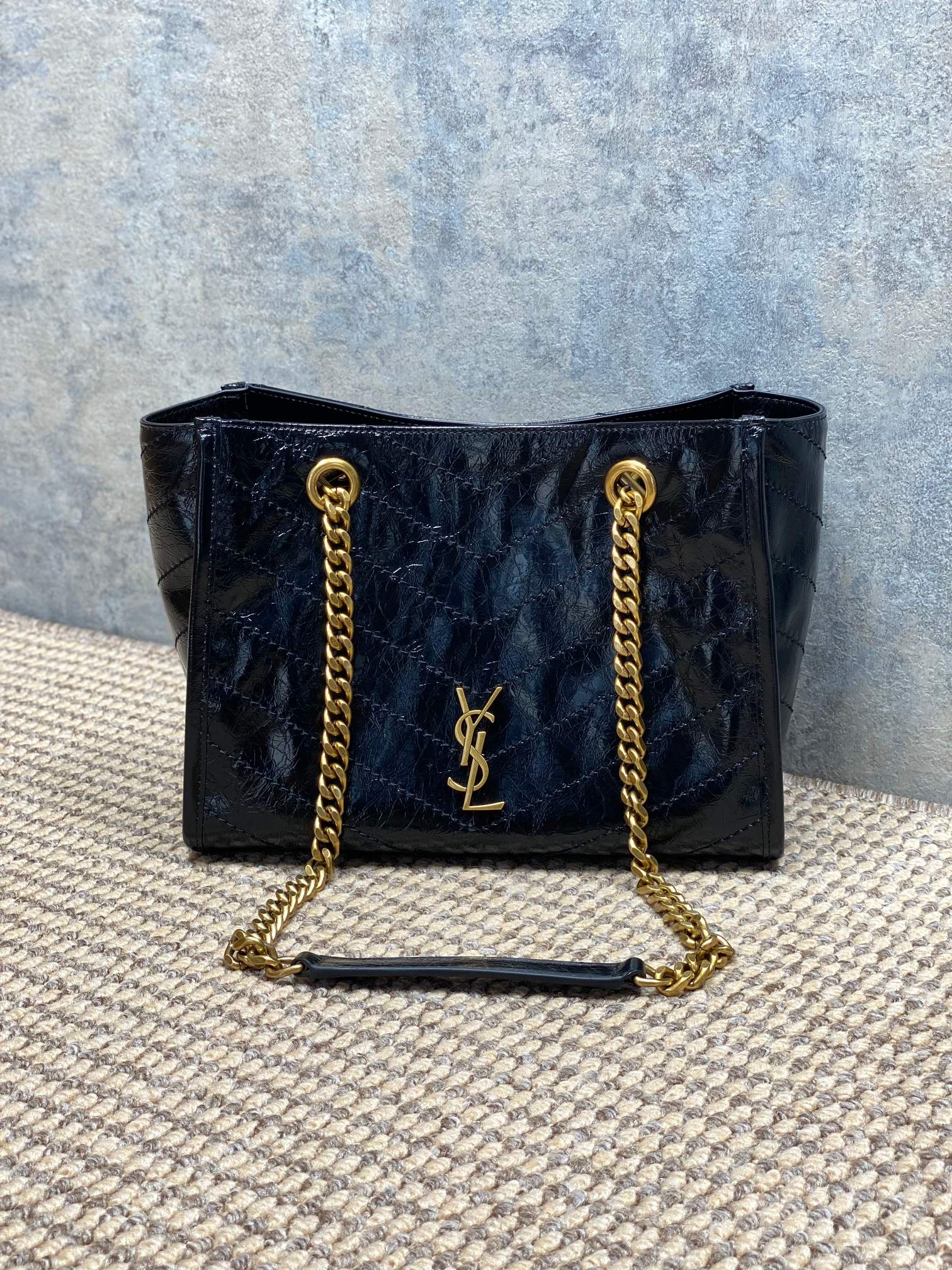 Ysl Tote Bag Cow Leather 10cm-l-s