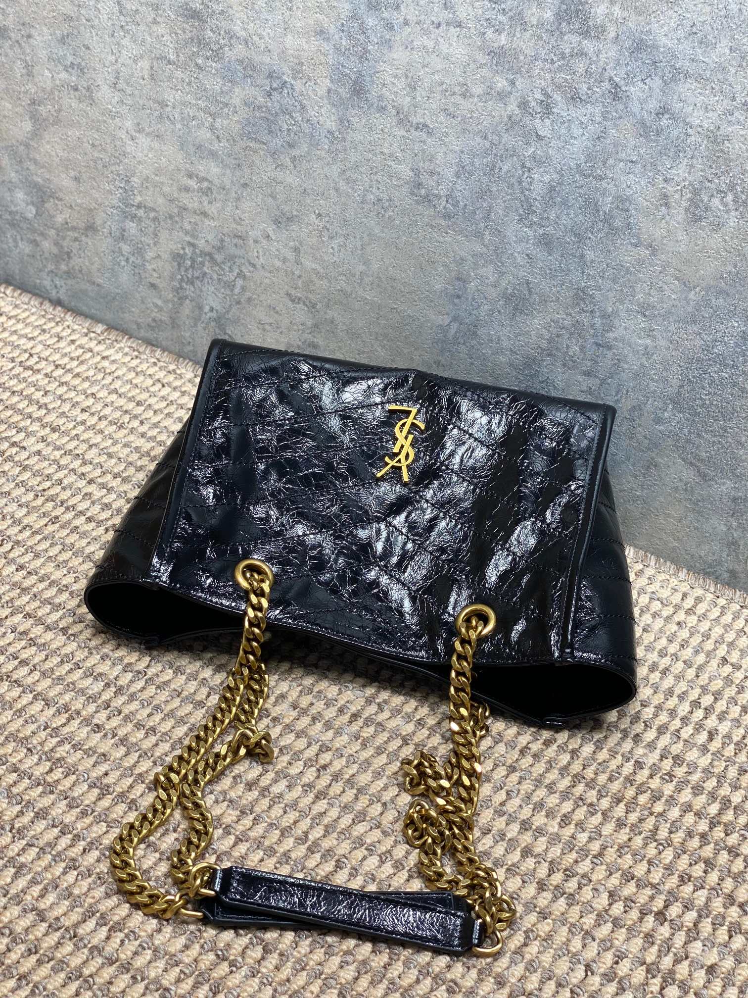 Ysl Tote Bag Cow Leather 10cm-l-s