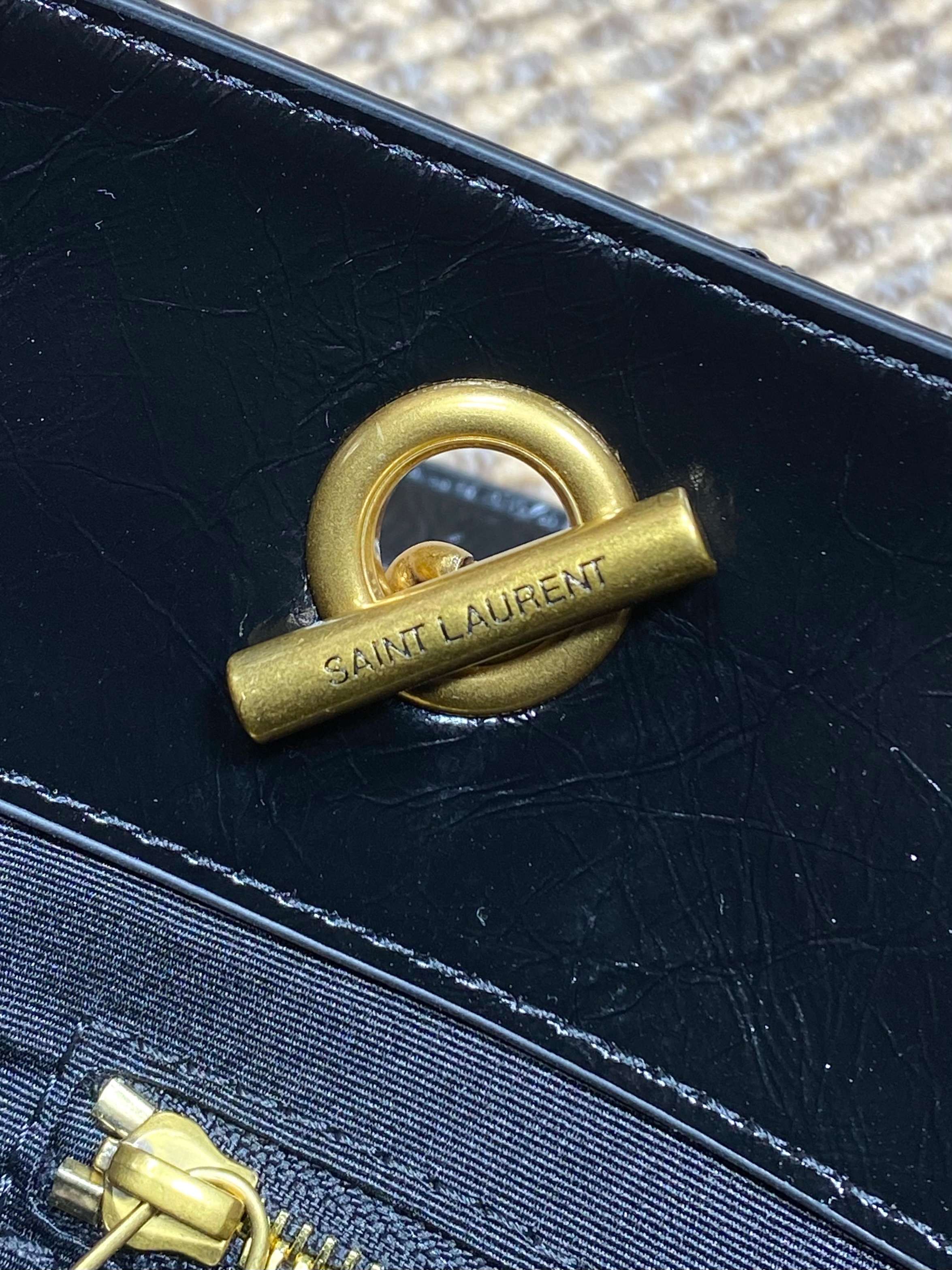 Ysl Tote Bag Cow Leather 10cm-l-s