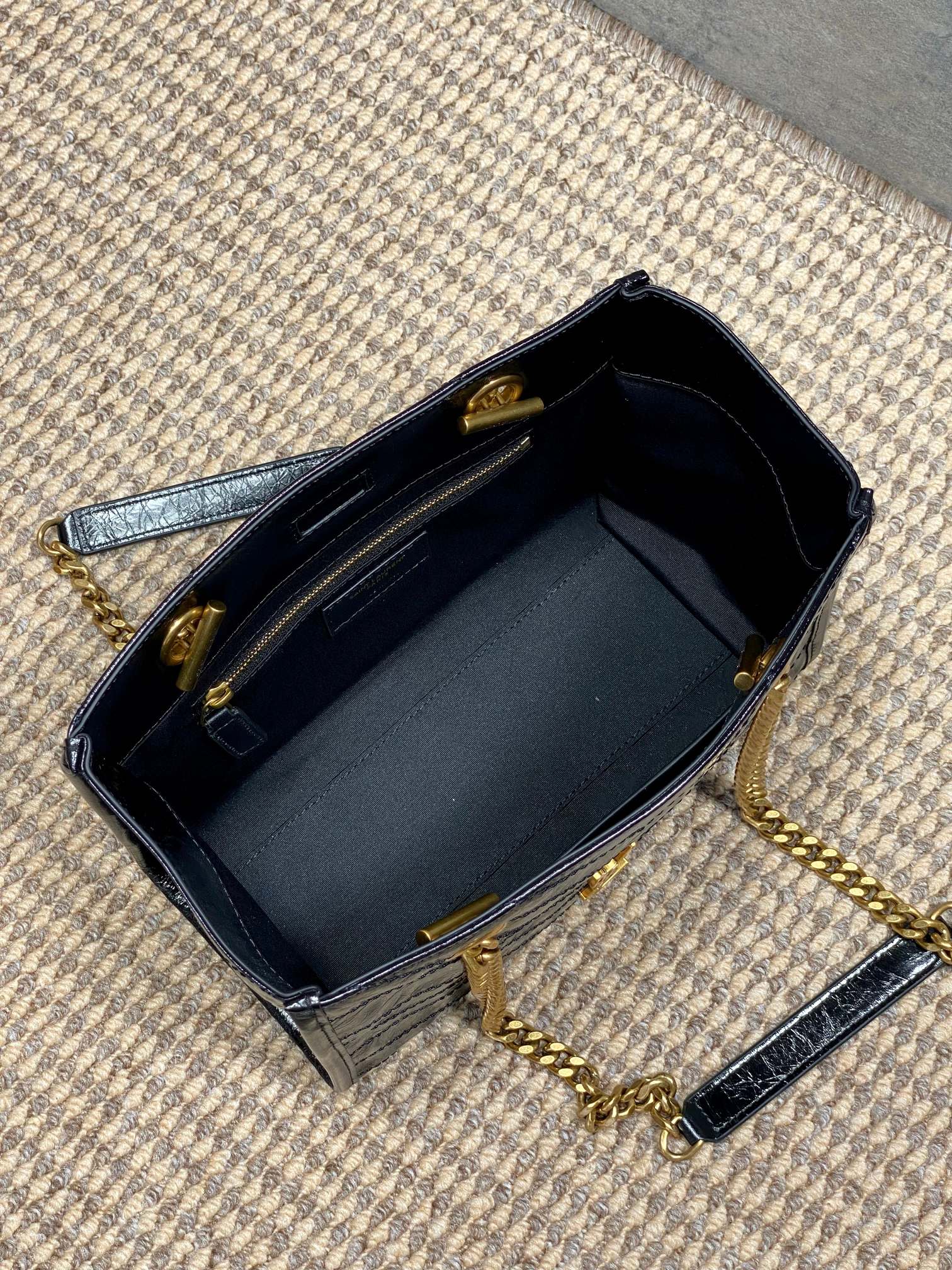 Ysl Tote Bag Cow Leather 10cm-l-s