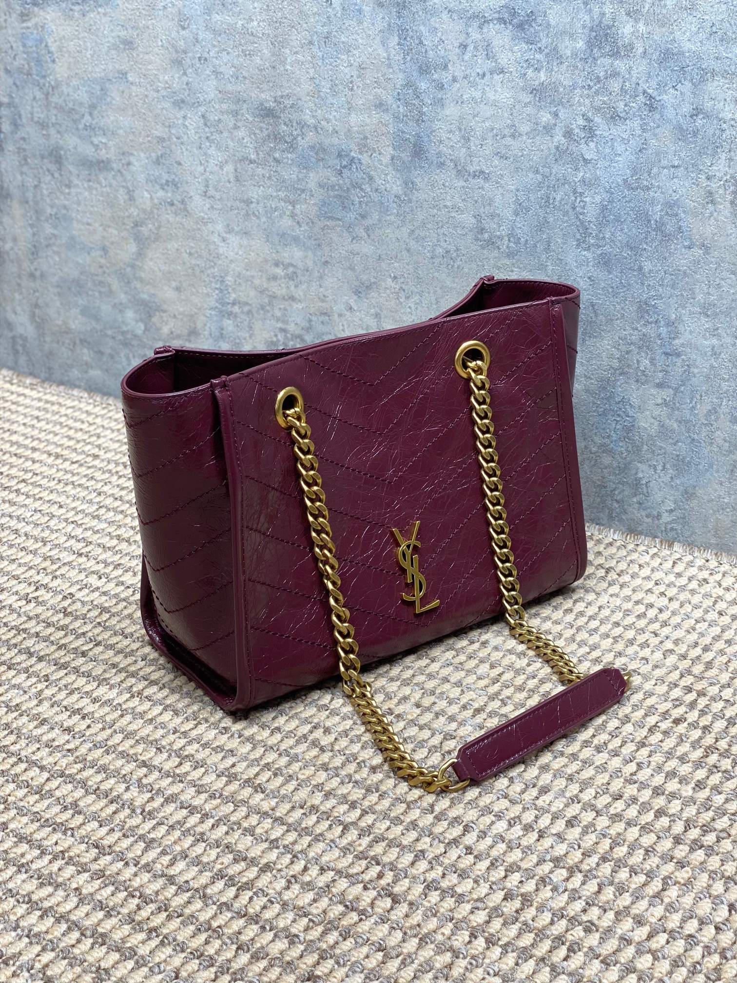 Ysl Tote Bag Cow Leather 10cm-l-s