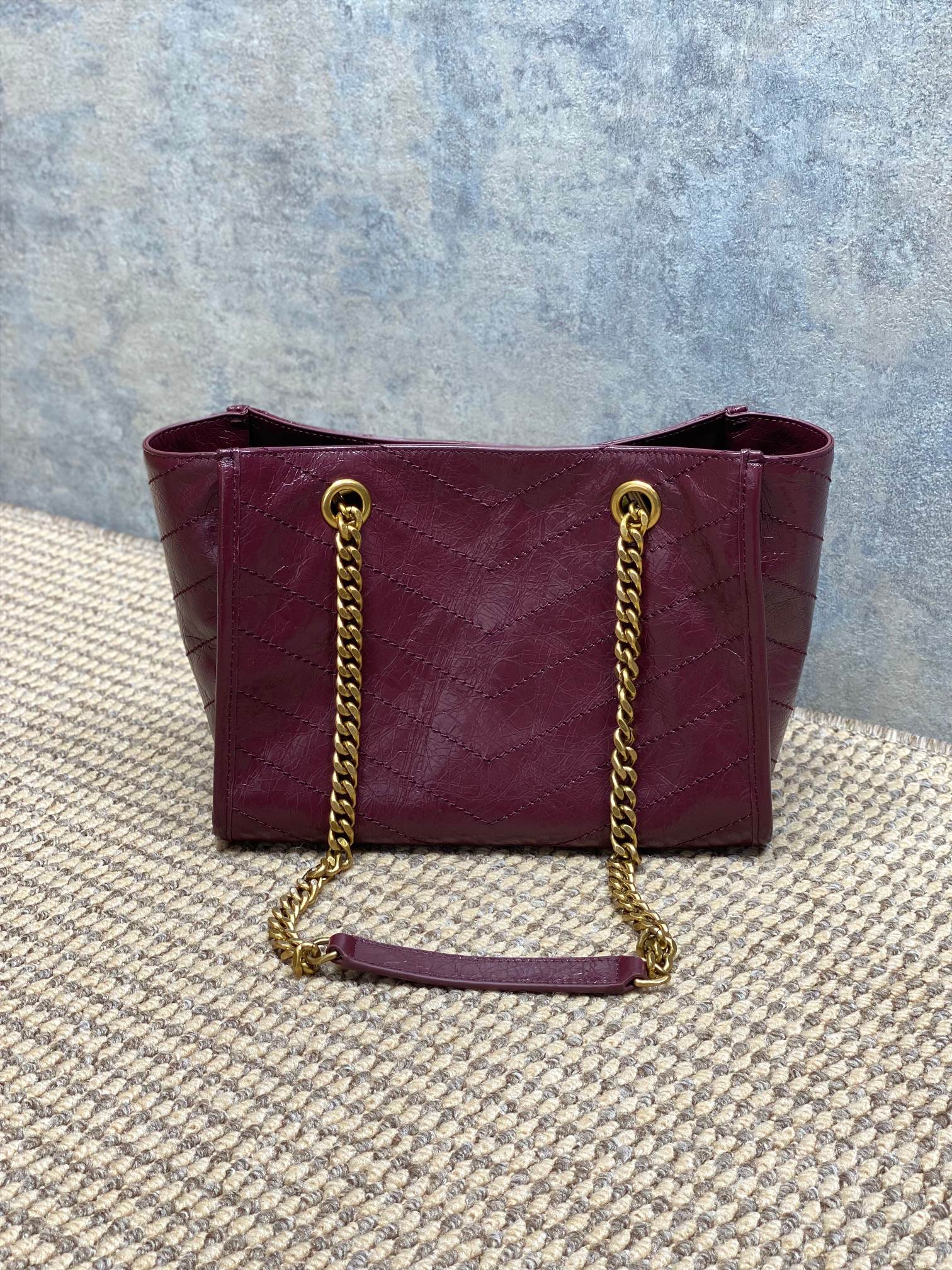 Ysl Tote Bag Cow Leather 10cm-l-s