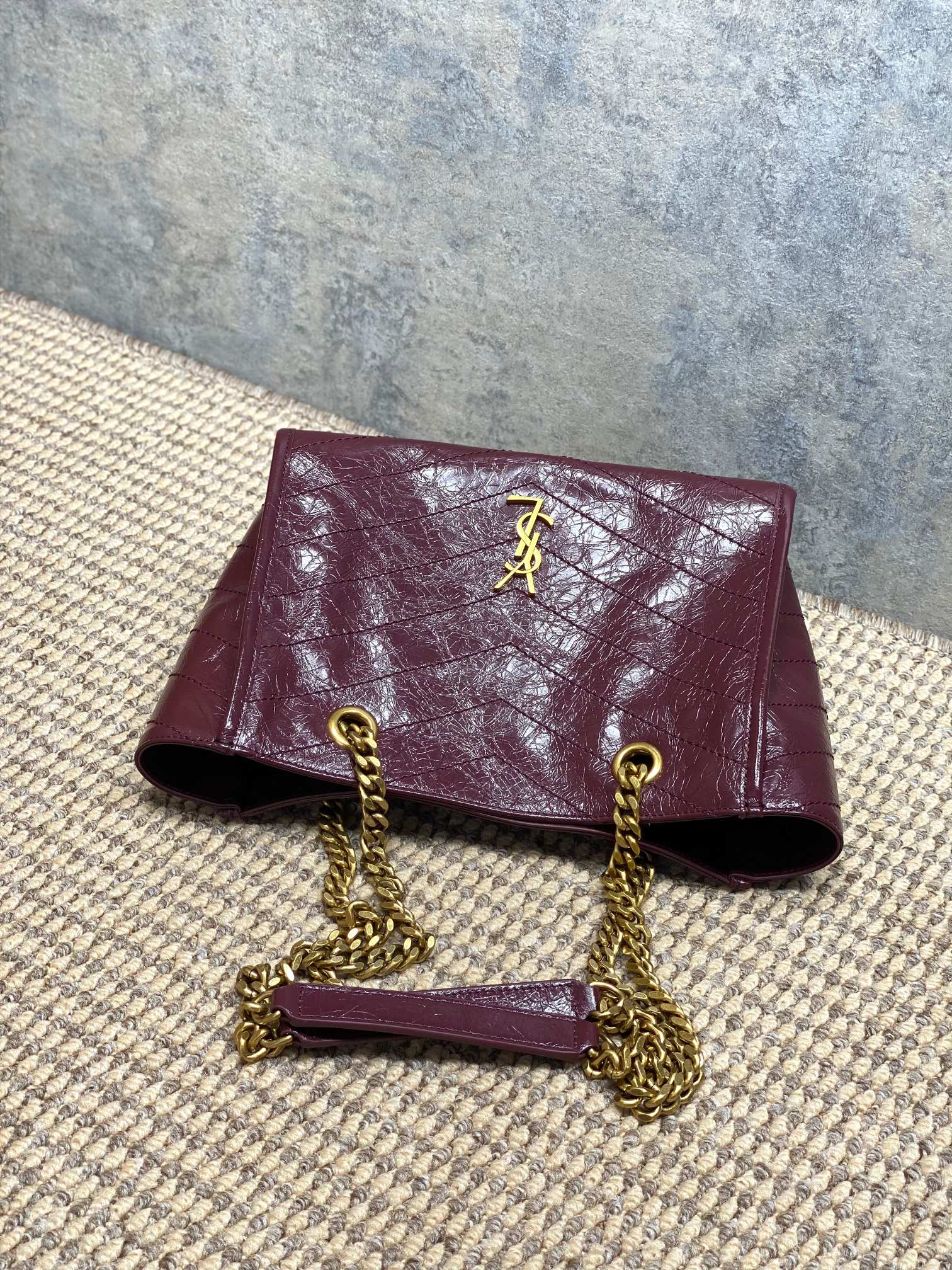 Ysl Tote Bag Cow Leather 10cm-l-s