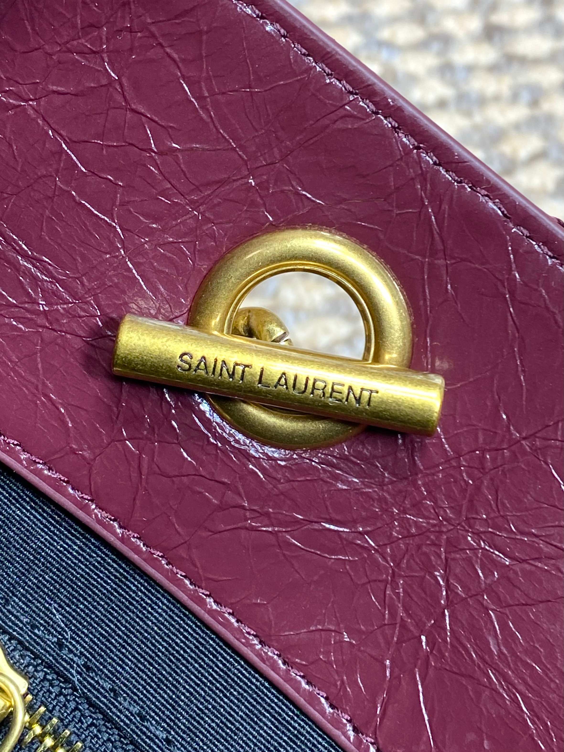 Ysl Tote Bag Cow Leather 10cm-l-s